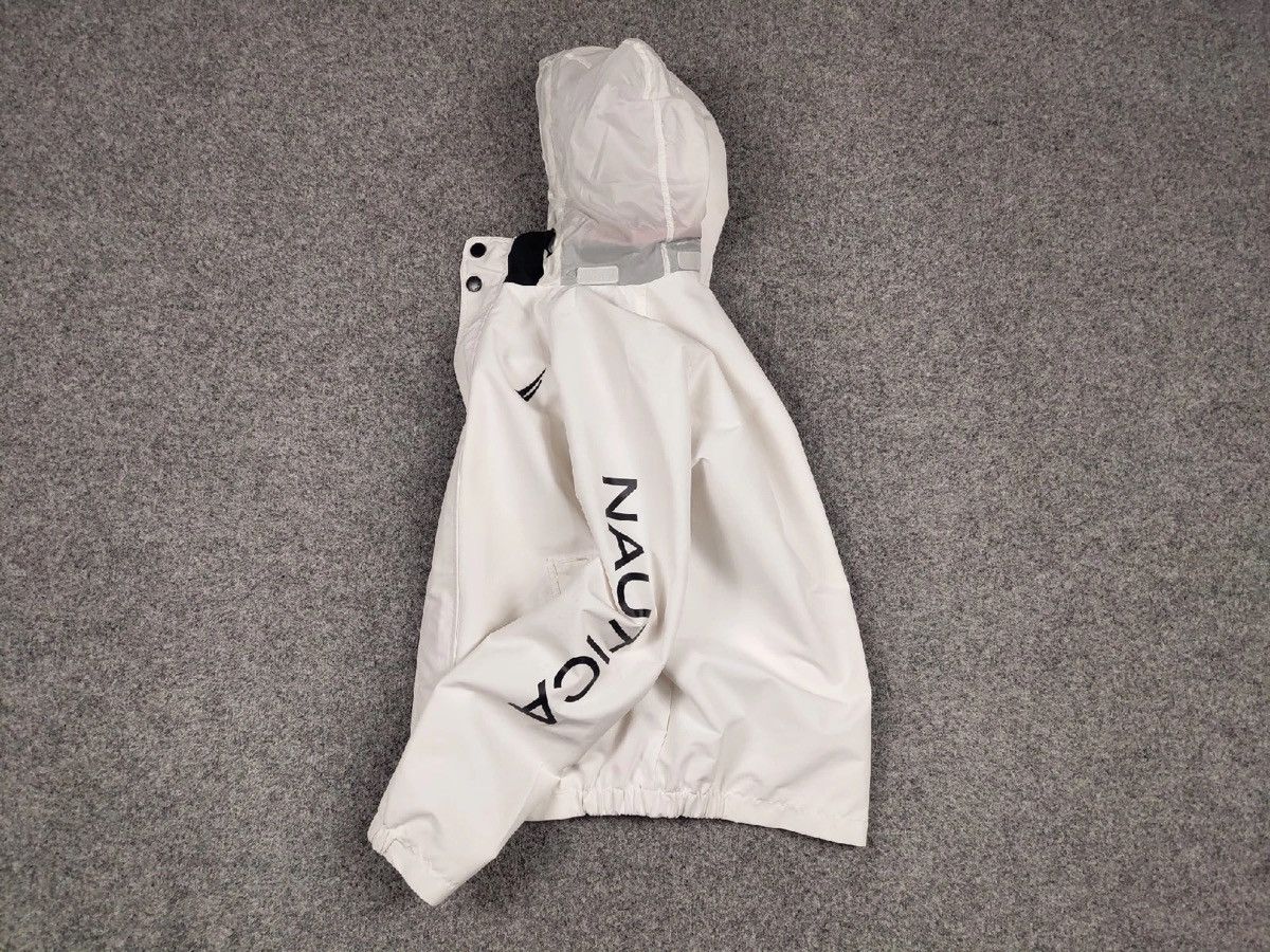 Nautica Nautica Windbreaker White with Logo Hooded zip up Jacket Size US S / EU 44-46 / 1 - 15 Thumbnail