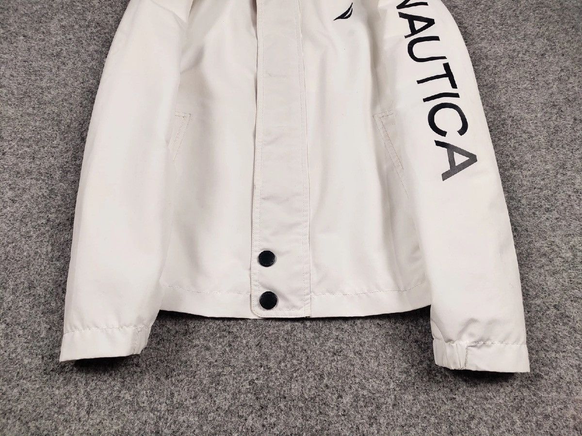 Nautica Nautica Windbreaker White with Logo Hooded zip up Jacket Size US S / EU 44-46 / 1 - 10 Thumbnail