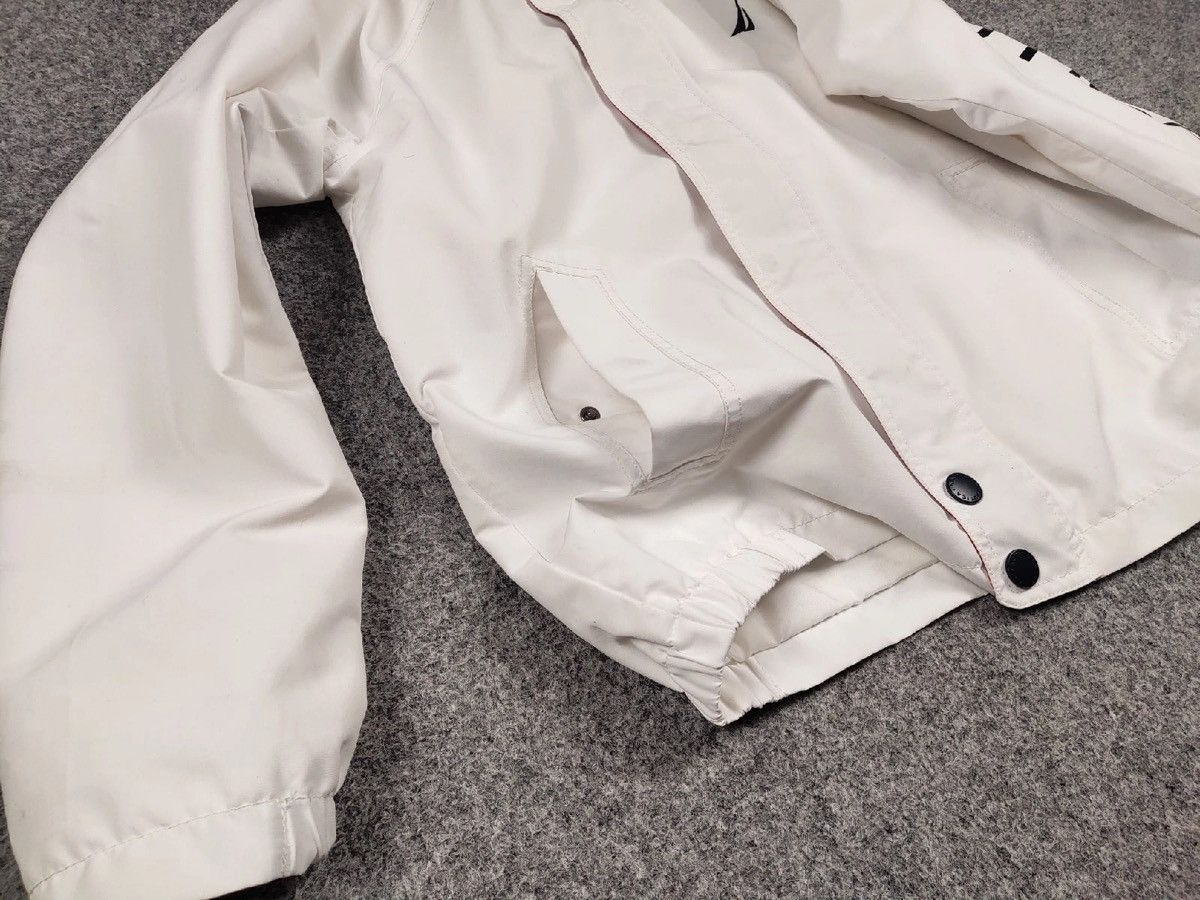 Nautica Nautica Windbreaker White with Logo Hooded zip up Jacket Size US S / EU 44-46 / 1 - 13 Thumbnail
