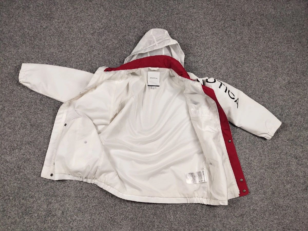 Nautica Nautica Windbreaker White with Logo Hooded zip up Jacket Size US S / EU 44-46 / 1 - 19 Thumbnail