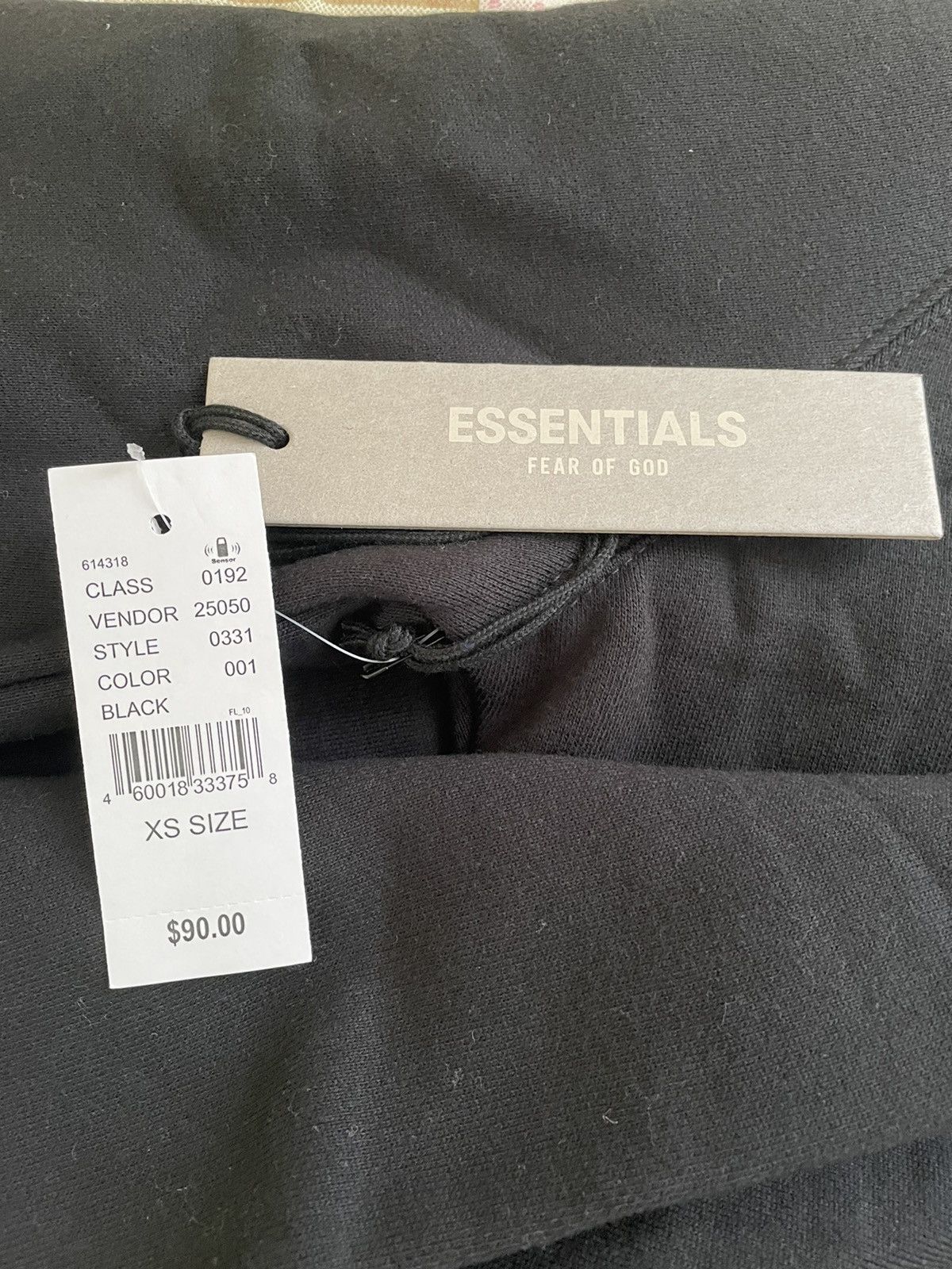 Fear of God Fear of God ESSENTIALS Black Set (Hoodie & Pants) Size US XS / EU 42 / 0 - 8 Thumbnail