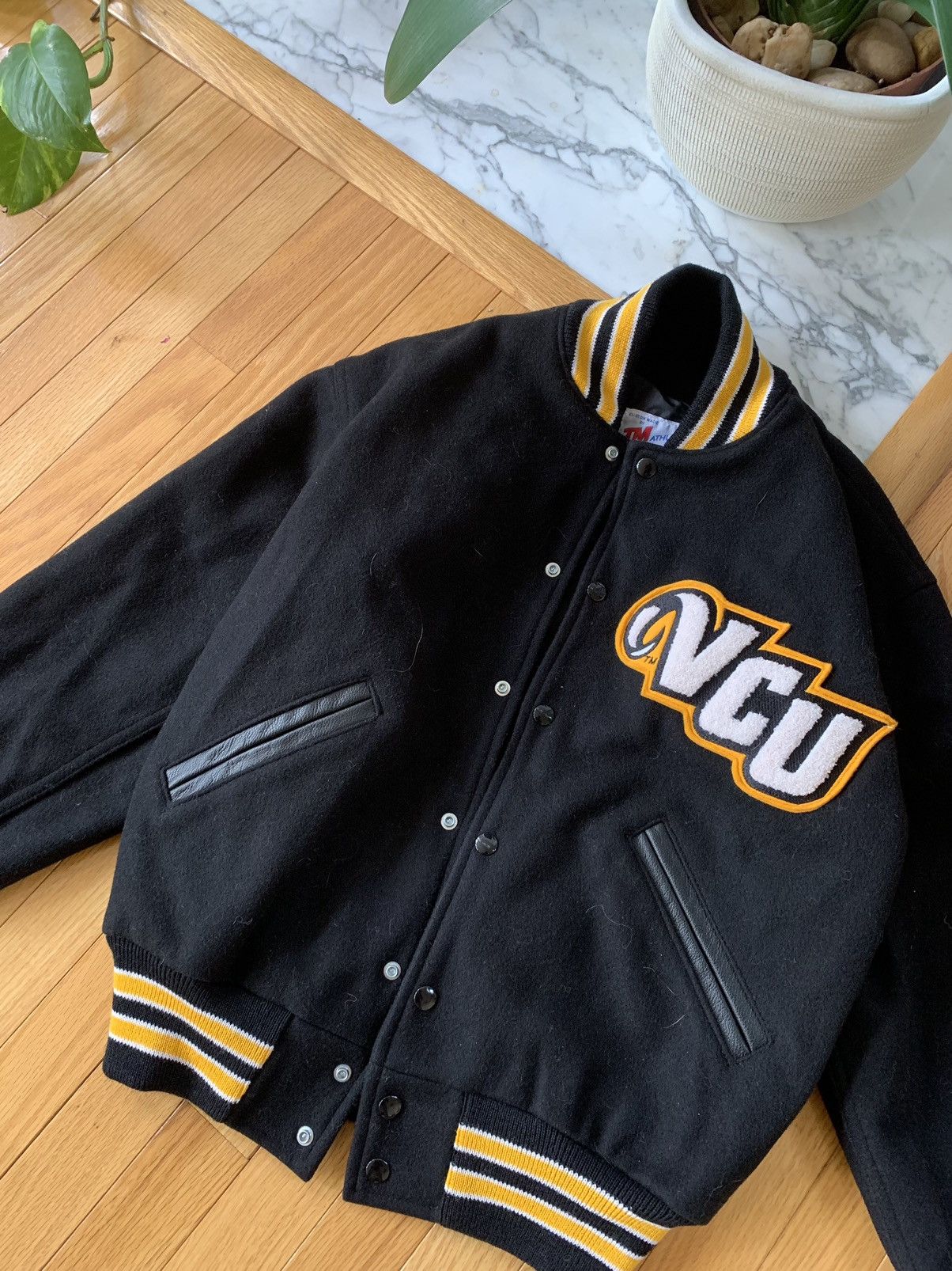 アウターその他 SOMEWHERE BUTTER. 90s Vintage Varsity Jumper Navy S4FJP02NVF SOMEWHERE BUTTER. 90s Vintage Varsity Jumper Navy S4FJP02NVF