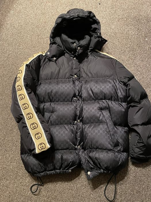 Gucci, Jackets & Coats, Gucci Gg Jacquard Nylon Jacket