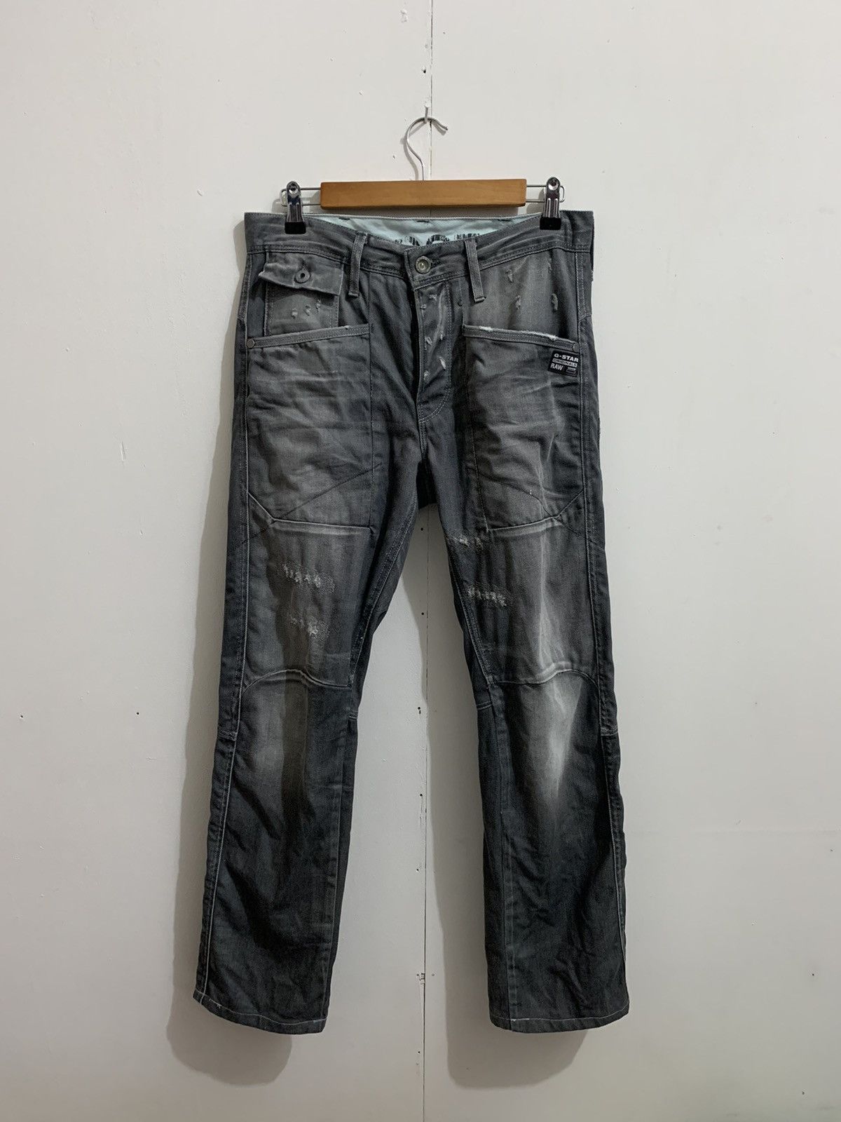 Beauty Beast Gstar Denim Raw Disstressed Size US 30 / EU 46 - 1 Thumbnail