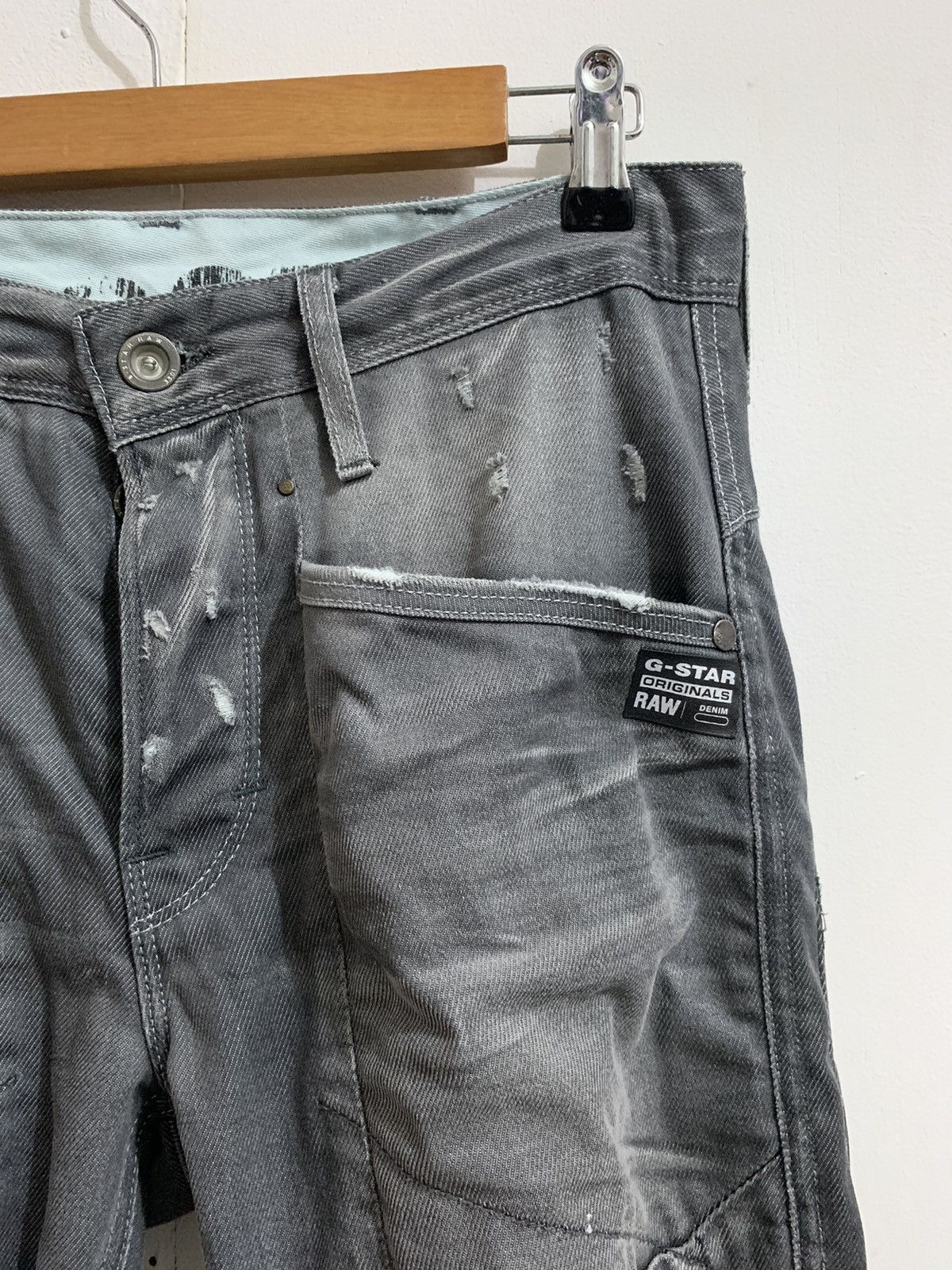 Beauty Beast Gstar Denim Raw Disstressed Size US 30 / EU 46 - 3 Thumbnail