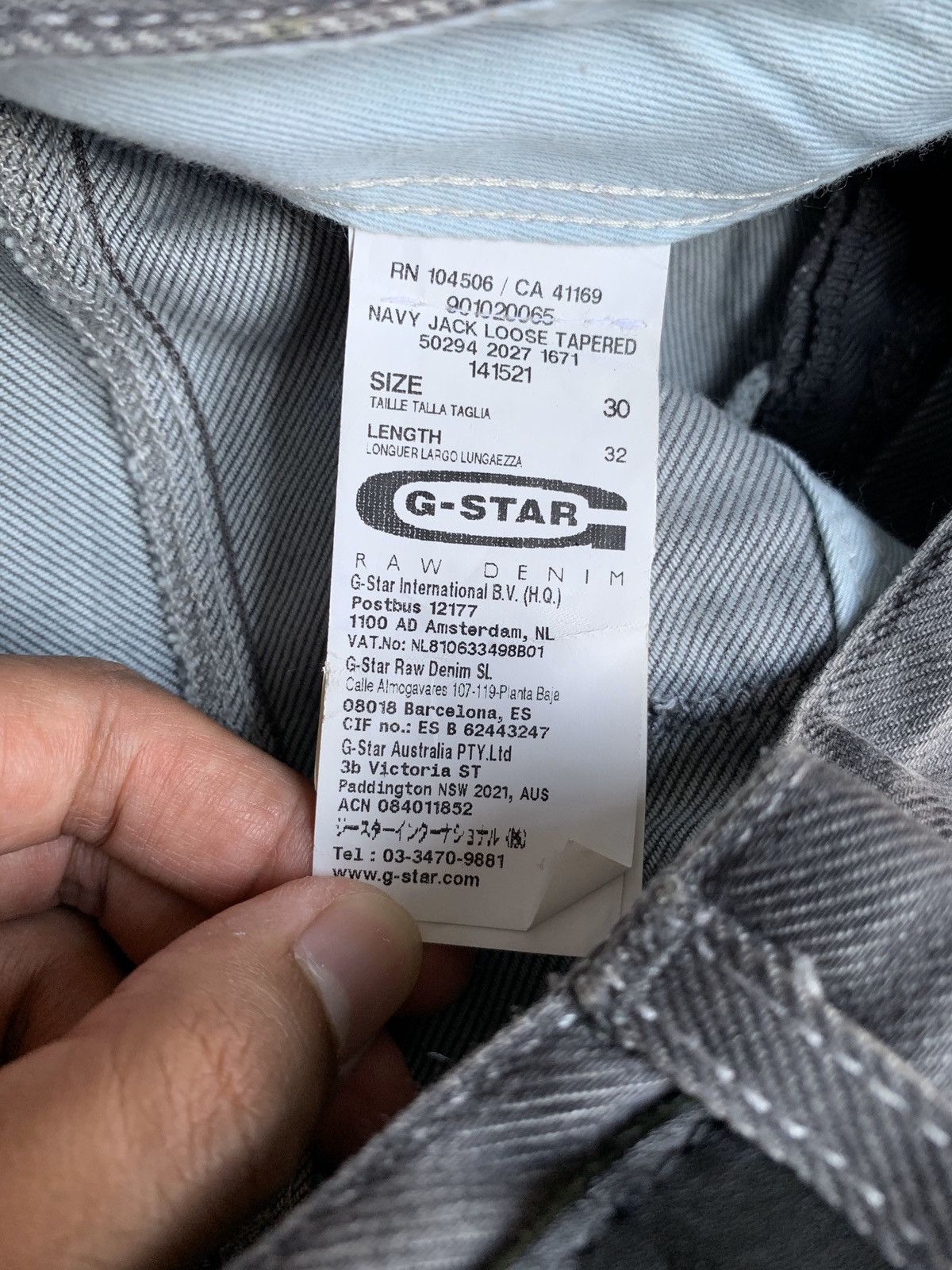 Beauty Beast Gstar Denim Raw Disstressed Size US 30 / EU 46 - 6 Thumbnail