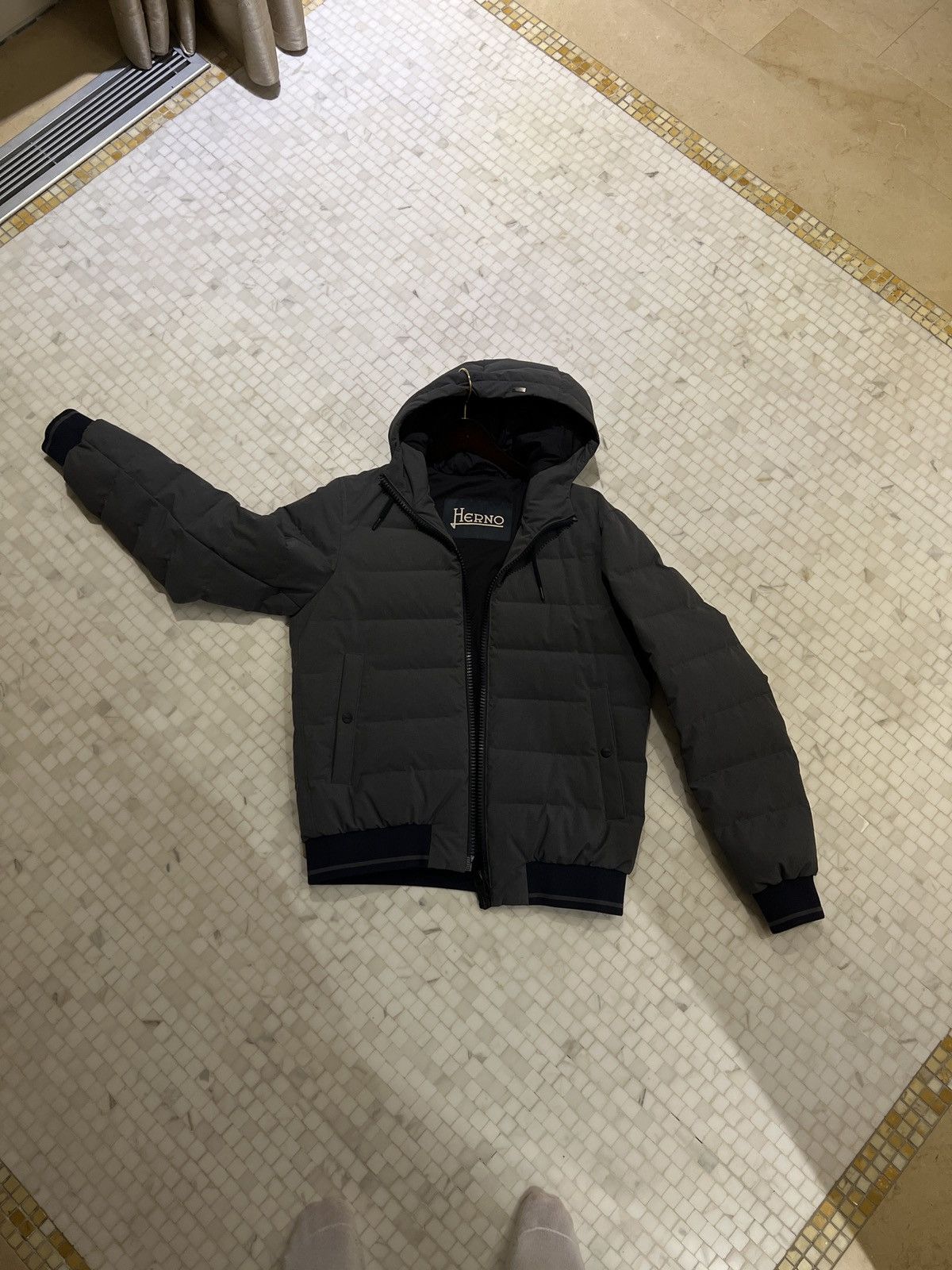 Herno Herno Grey Puffer Jacket Size US S / EU 44-46 / 1 - 9 Thumbnail