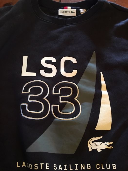 Lacoste sailing club store hoodie