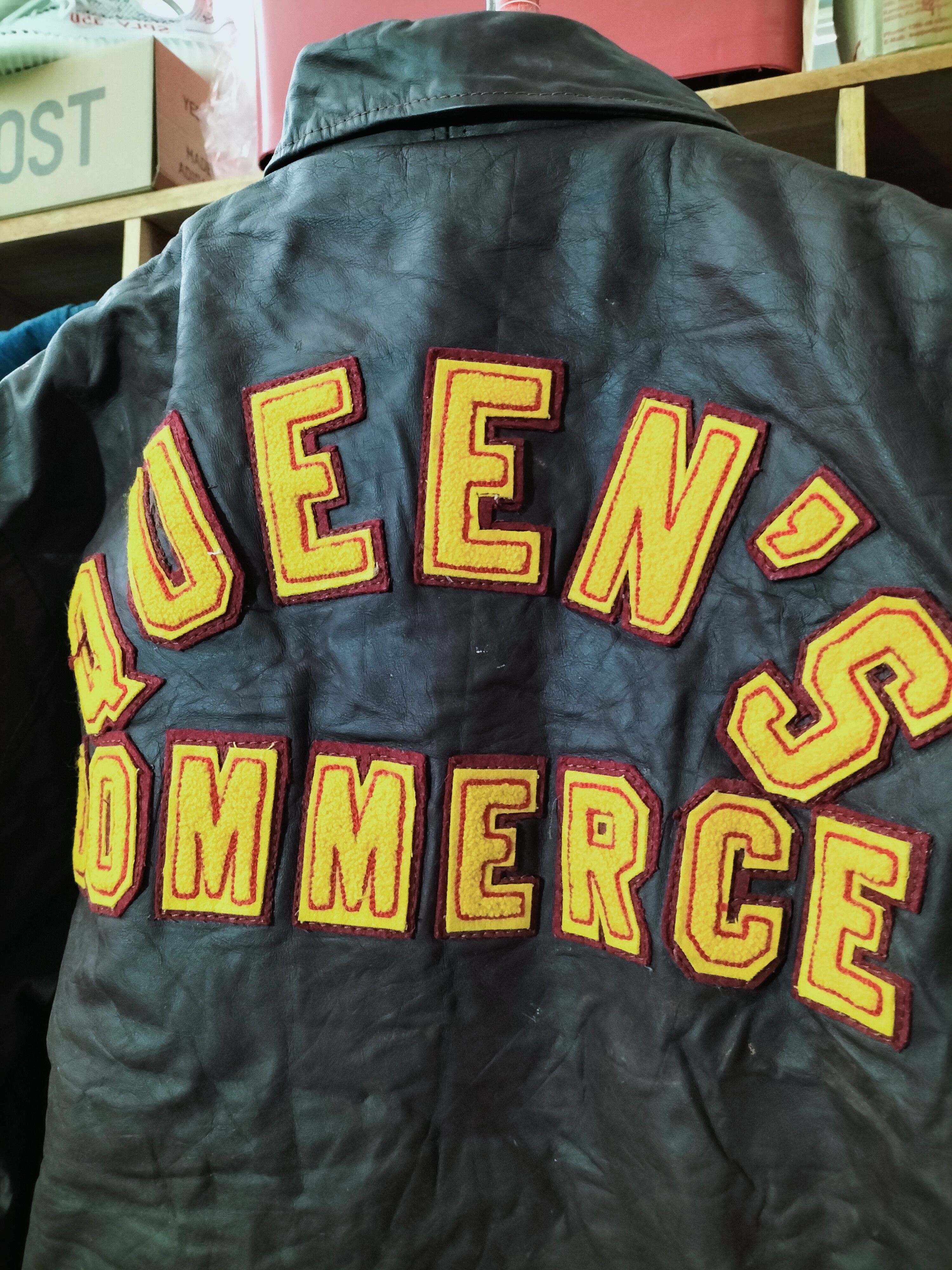Vintage 90s Cactus Jack Leather Jacket Queens Commerce Size US M / EU 48-50 / 2 - 12 Thumbnail