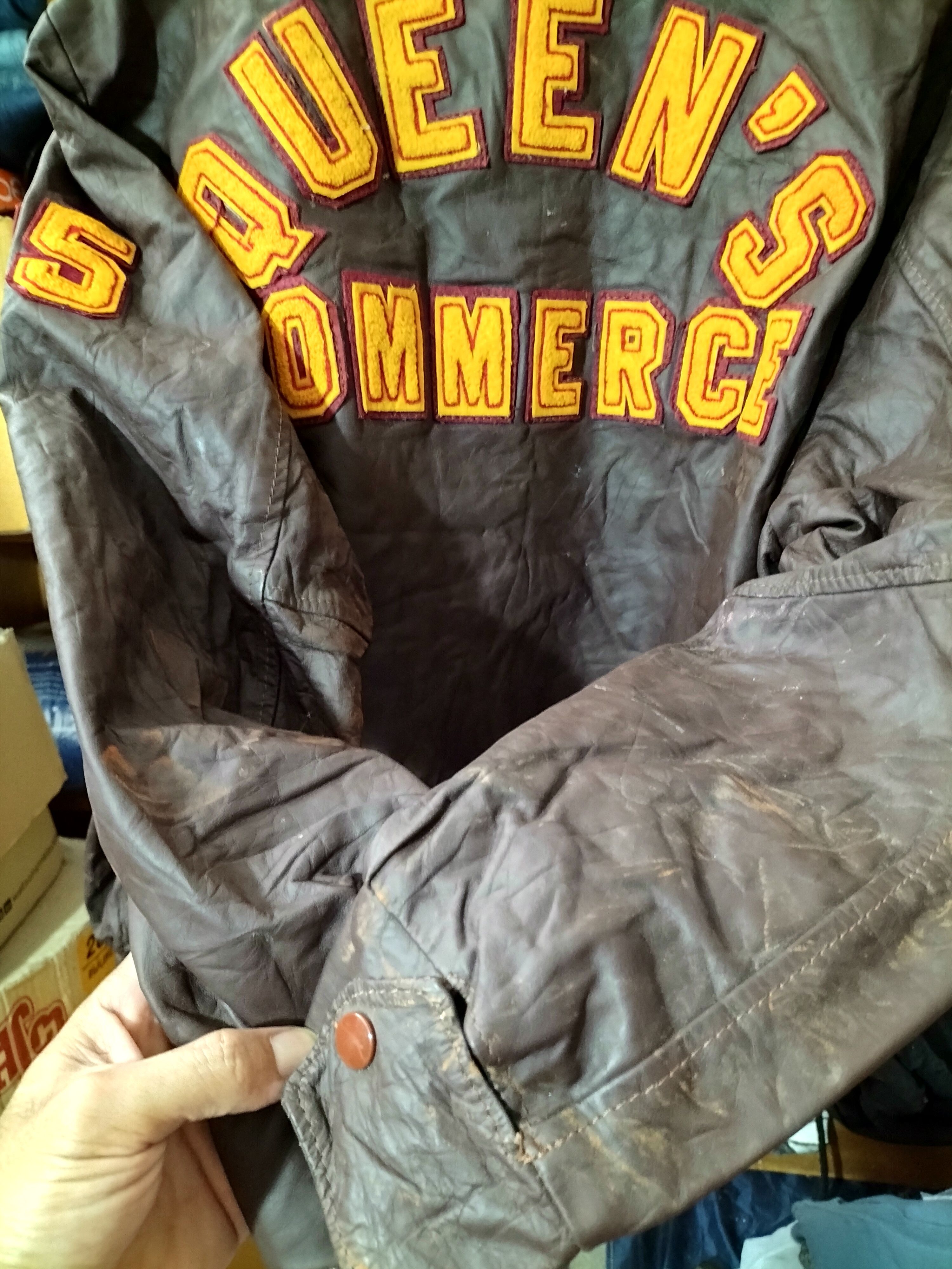 Vintage 90s Cactus Jack Leather Jacket Queens Commerce Size US M / EU 48-50 / 2 - 13 Thumbnail
