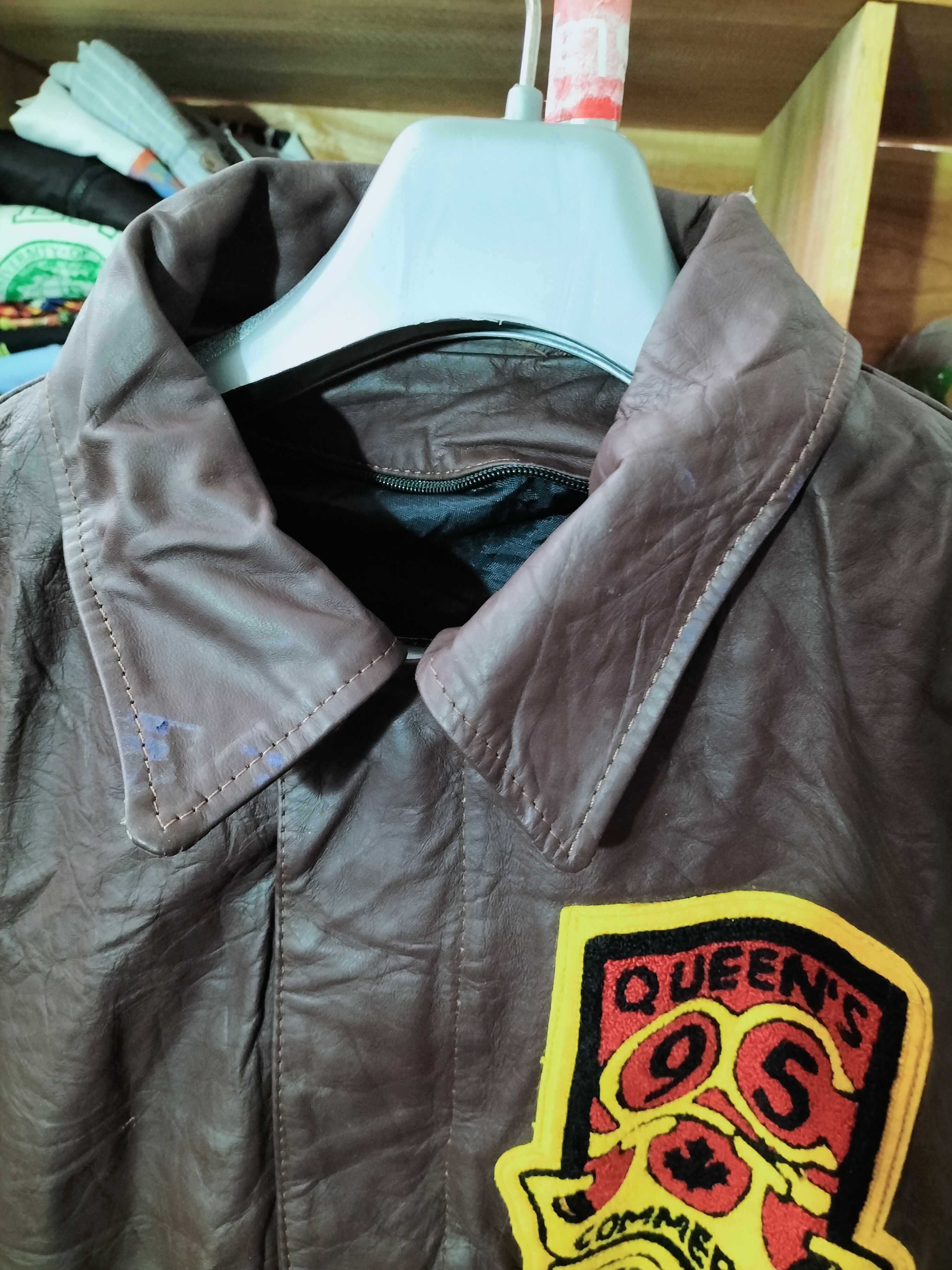 Vintage 90s Cactus Jack Leather Jacket Queens Commerce Size US M / EU 48-50 / 2 - 6 Thumbnail