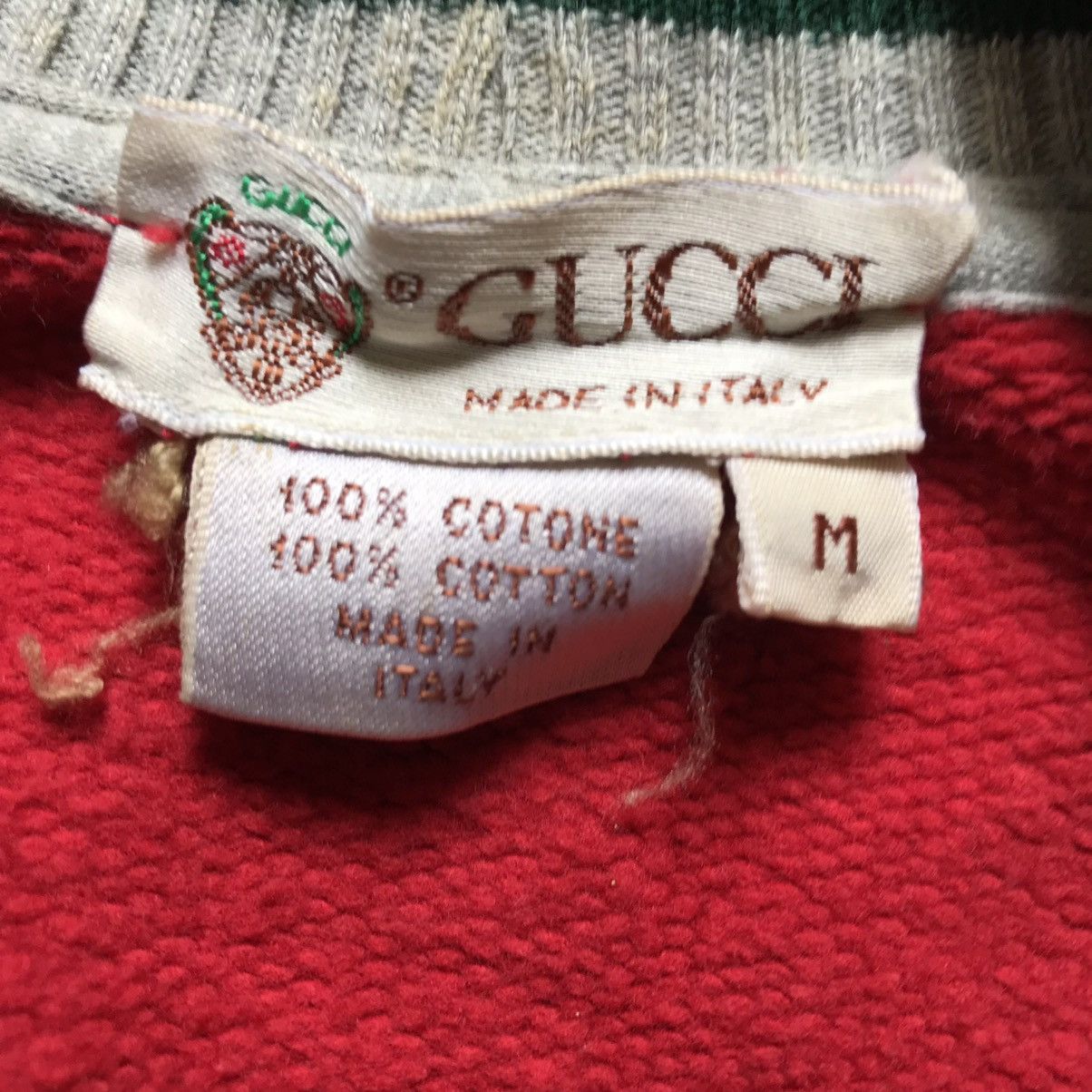Gucci 80’s Gucci Polo Signature Oversize Cardigan Size US M / EU 48-50 / 2 - 6 Thumbnail