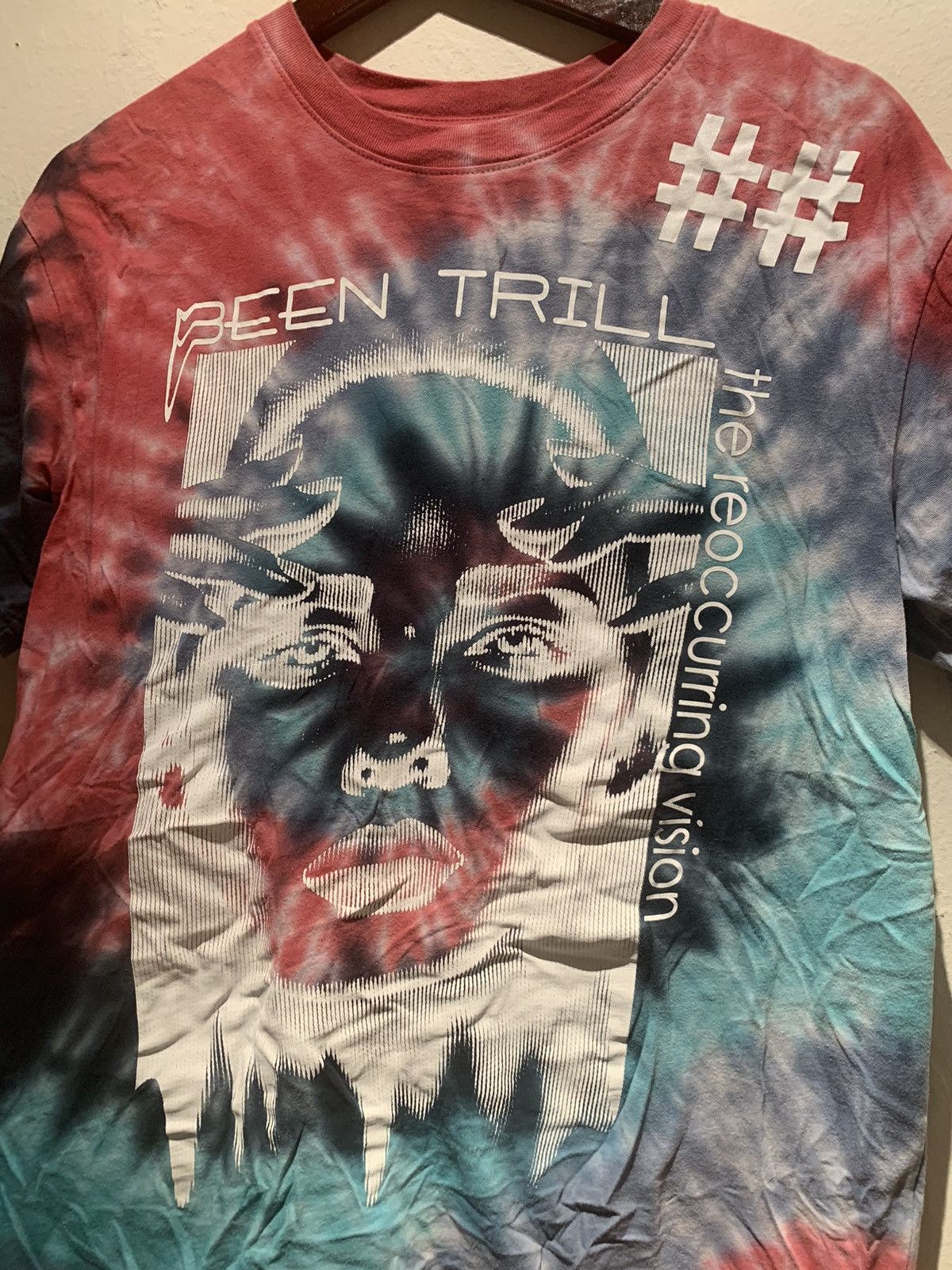 Vintage *RARE* Vintage Been Trill Reoccurring Vision All-Over Shirt Size US M / EU 48-50 / 2 - 3 Thumbnail