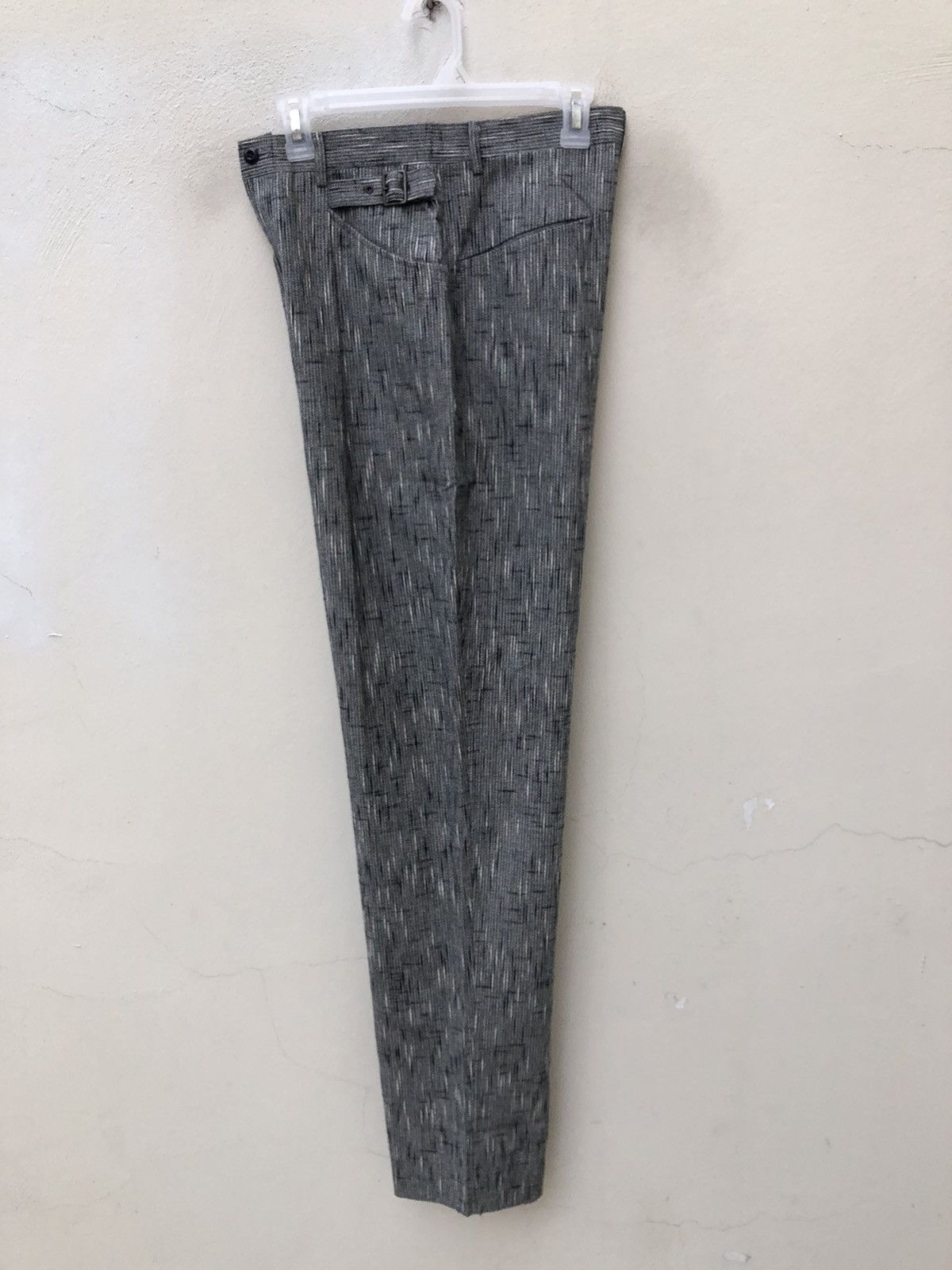 Vintage Vintage 90s Monsieur BILVIE Japan Rainy Striped Trouser Pant Size US 29 - 22 Thumbnail