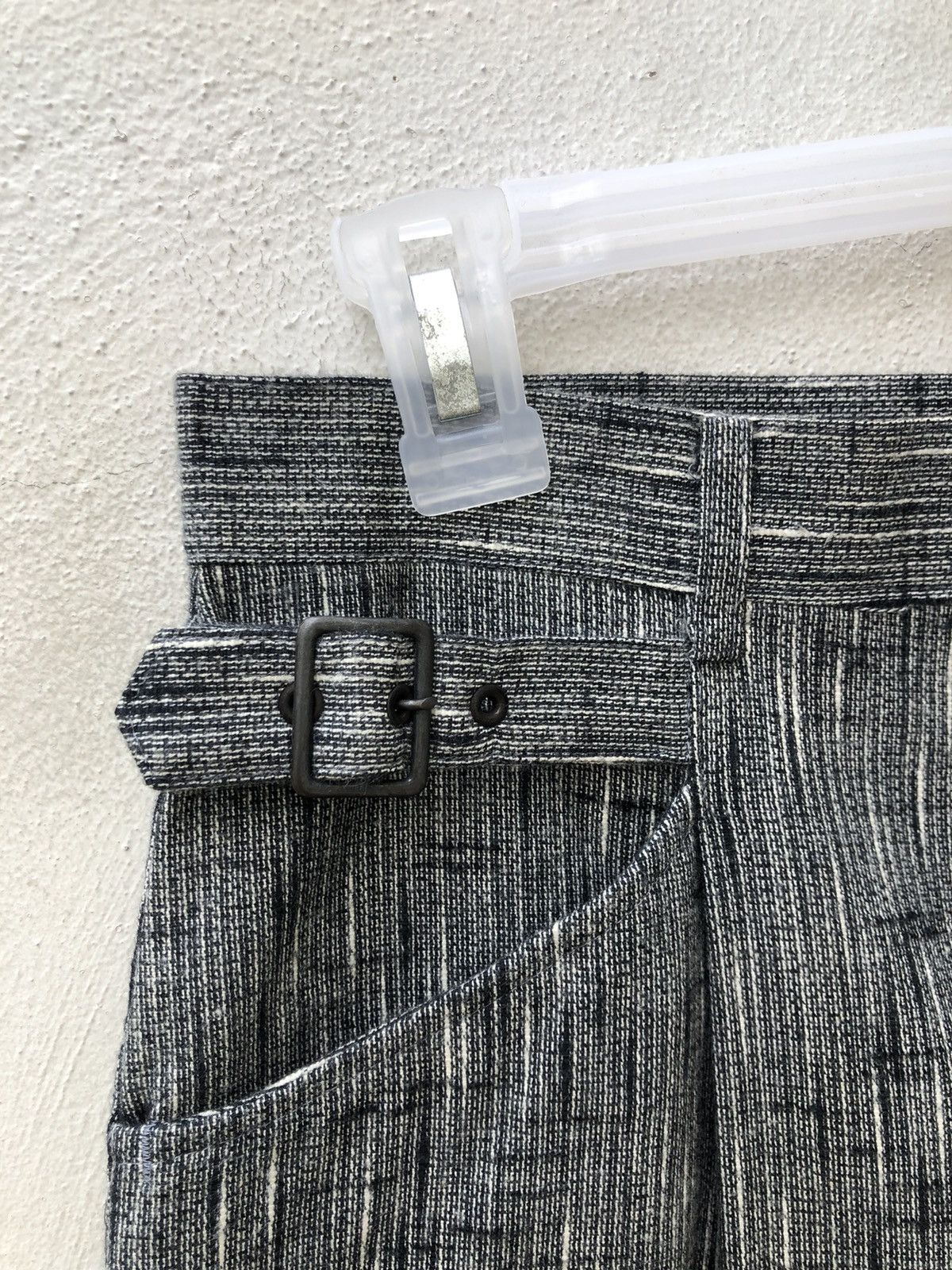 Vintage Vintage 90s Monsieur BILVIE Japan Rainy Striped Trouser Pant Size US 29 - 9 Thumbnail