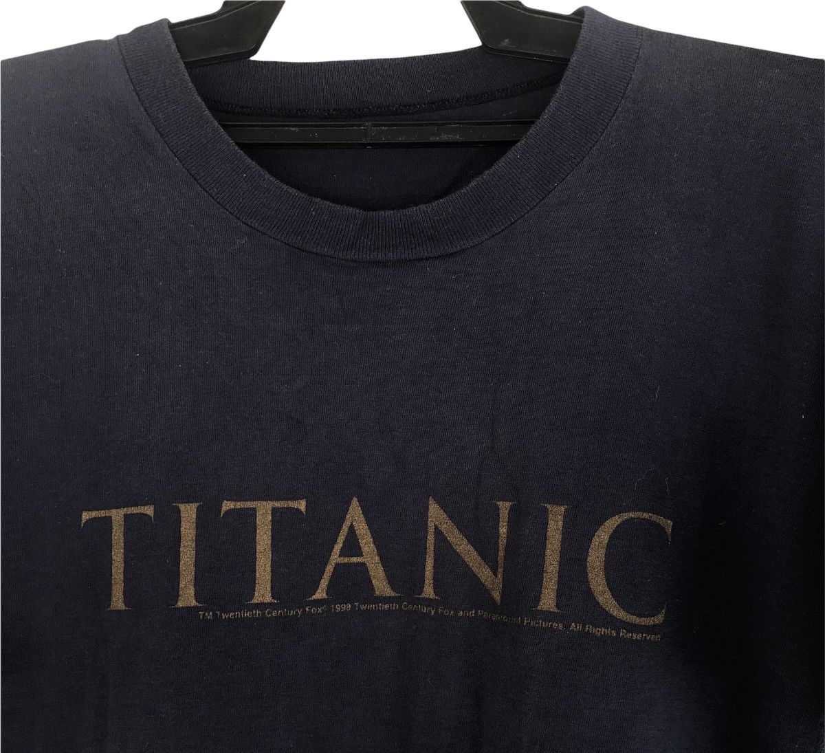 Vintage 💥SALE💥Vtg Titanic 90's movie T-Shirt Size US XL / EU 56 / 4 - 2 Thumbnail