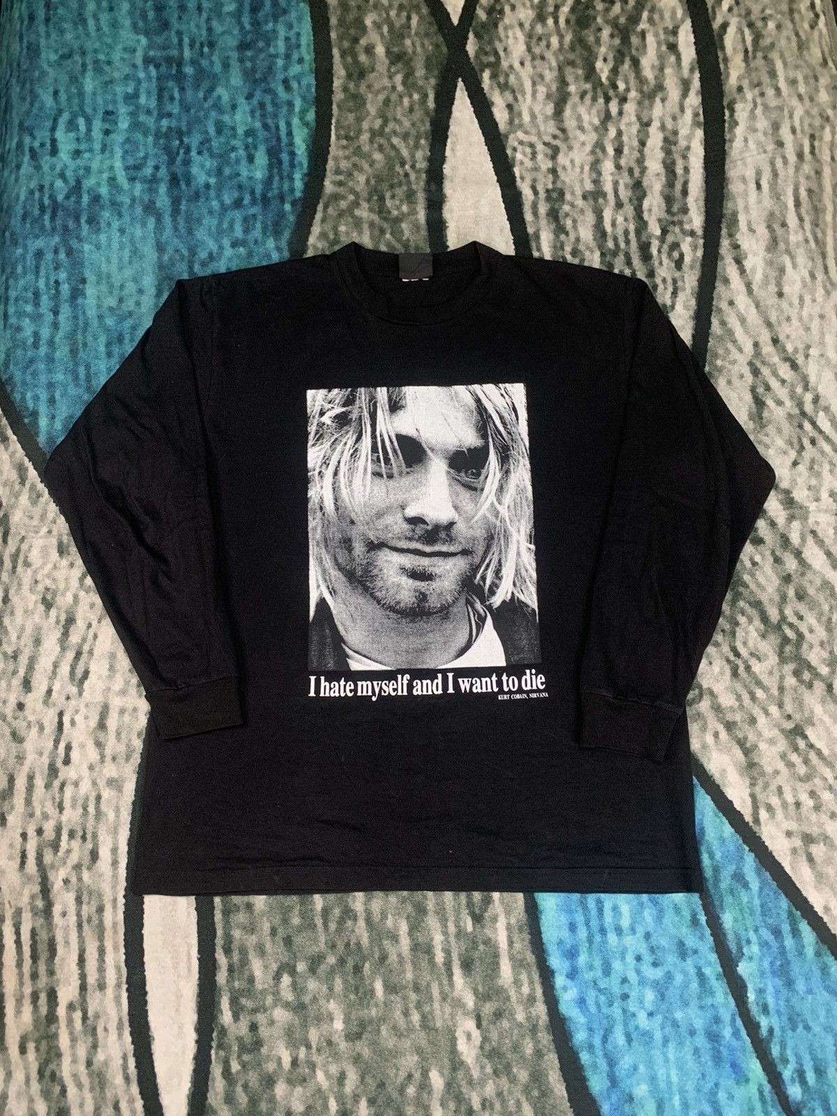 Vintage Vintage Kurt Cobain Longsleeve | Grailed