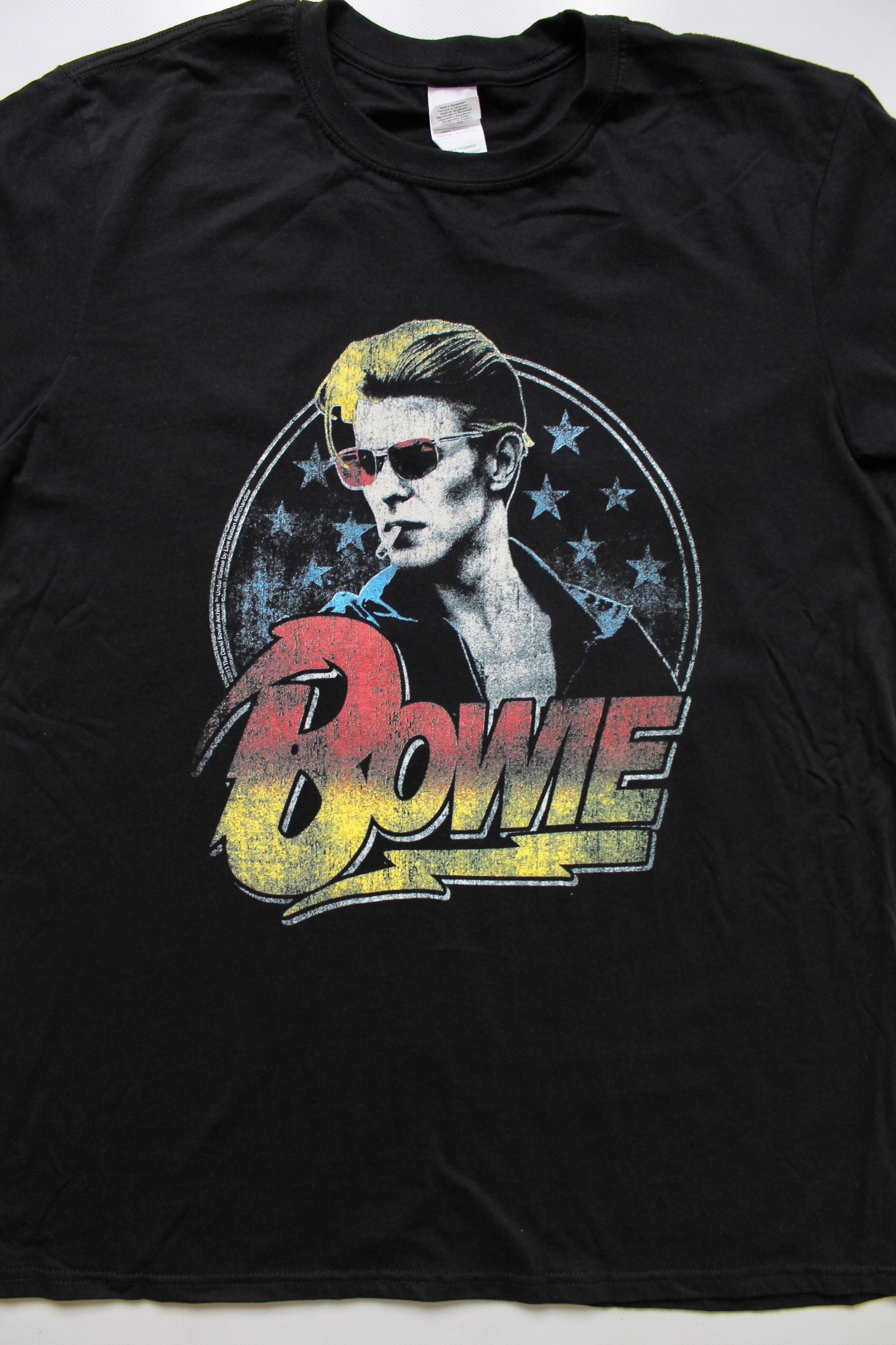 Band Tees 2013 David Bowie Merchandise T Shirt Size US L / EU 52-54 / 3 - 6 Thumbnail