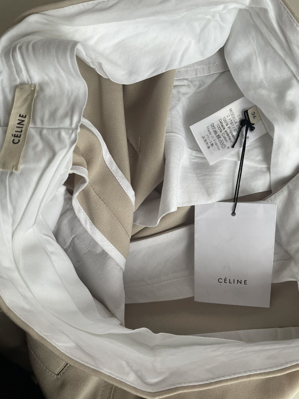 Celine Celine Phoebe Philo 2018 trousers Size 26" / US 2 / IT 38 - 2 Thumbnail
