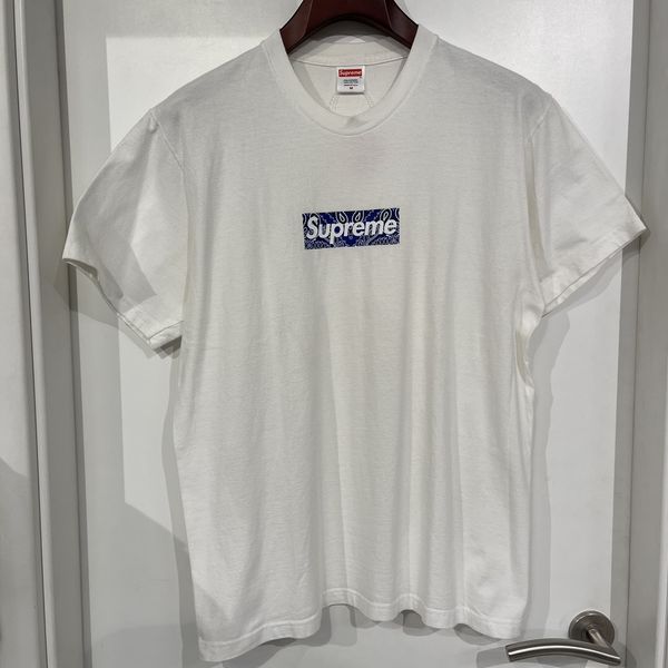 Supreme Supreme Bandana Box Logo Tee White | Grailed