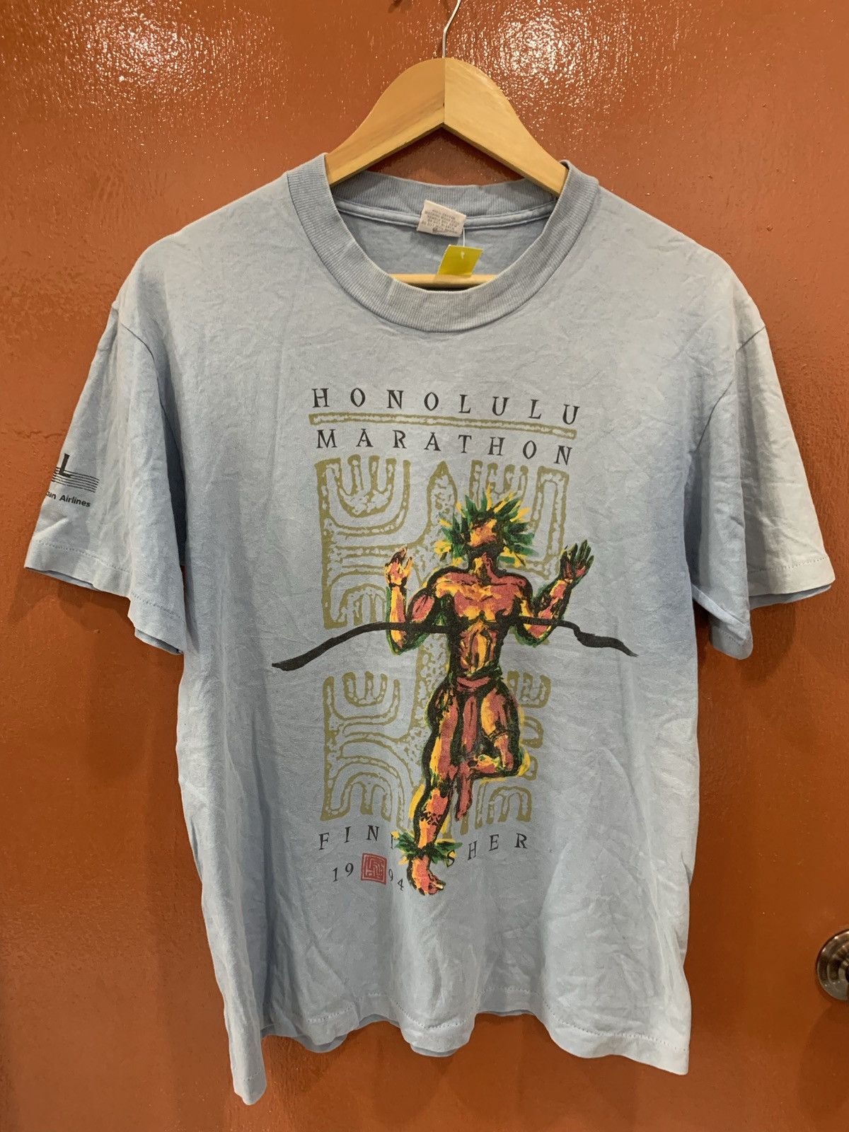 Nike × Vintage Vintage Nike Grey Tag Honolulu Marathon