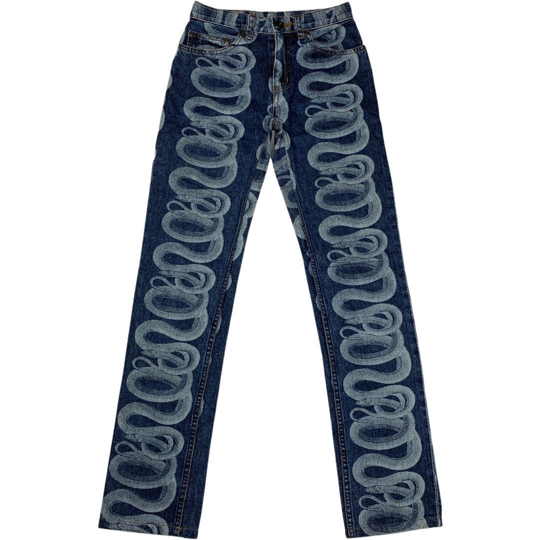 ヒステリックグラマー 蛇 スネークhysterics snake denim HYSTERIC GLAMOUR SNAKE DENIM ヒステリックグラマー ウミヘビ