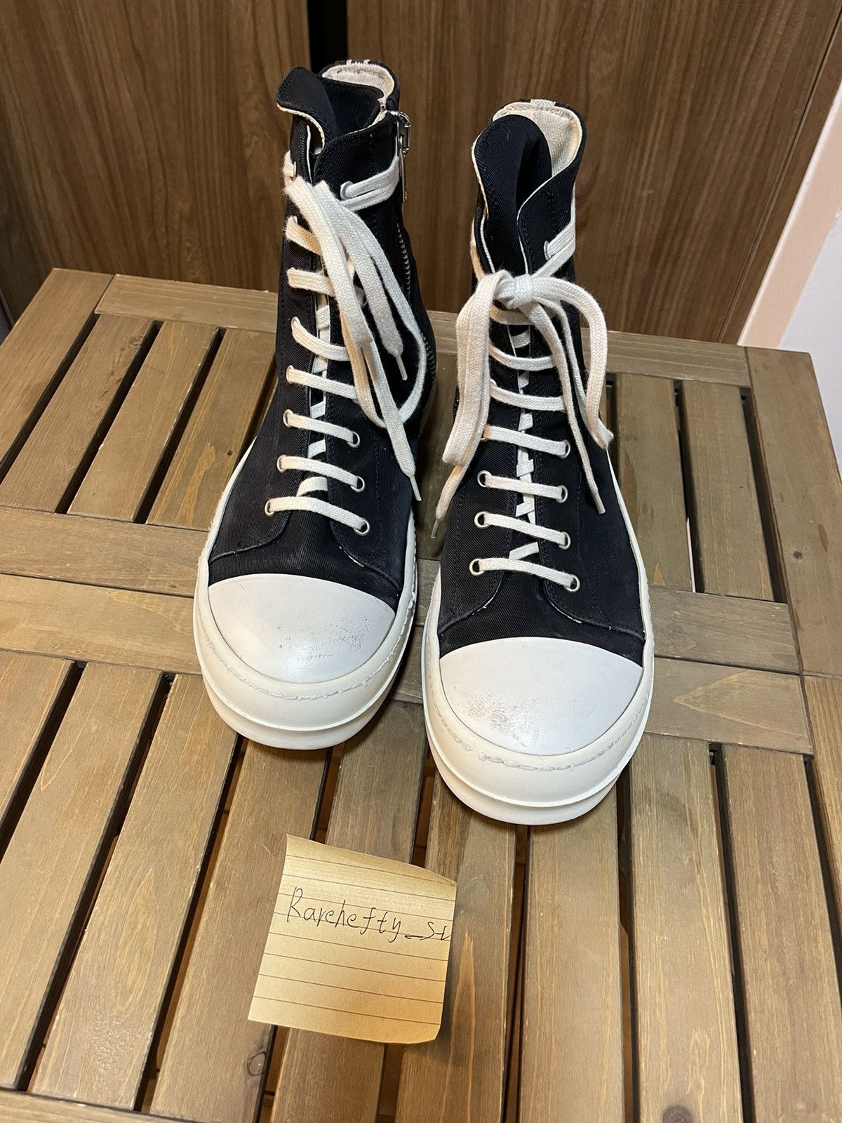 Rick Owens ラモーンズスニーカー 43 RICK OWENS DRKSHDW HI SNEAKS