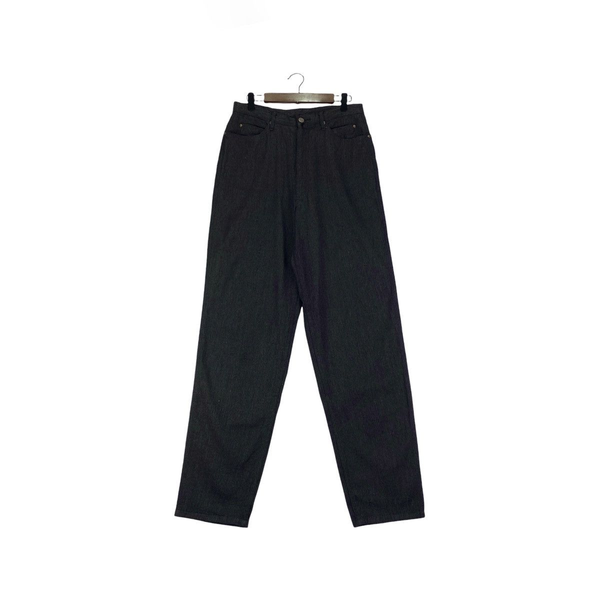 80s Comme Des Garcons Homme Grey Label Wool Jeans Trousers