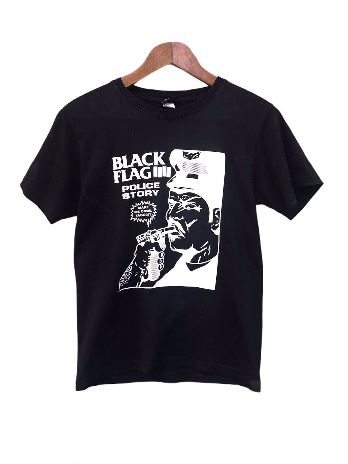 Band Tees × Black Flag Head 🔥 Vintage Black Flag Punk Band Tees Size US M / EU 48-50 / 2 - 1 Thumbnail