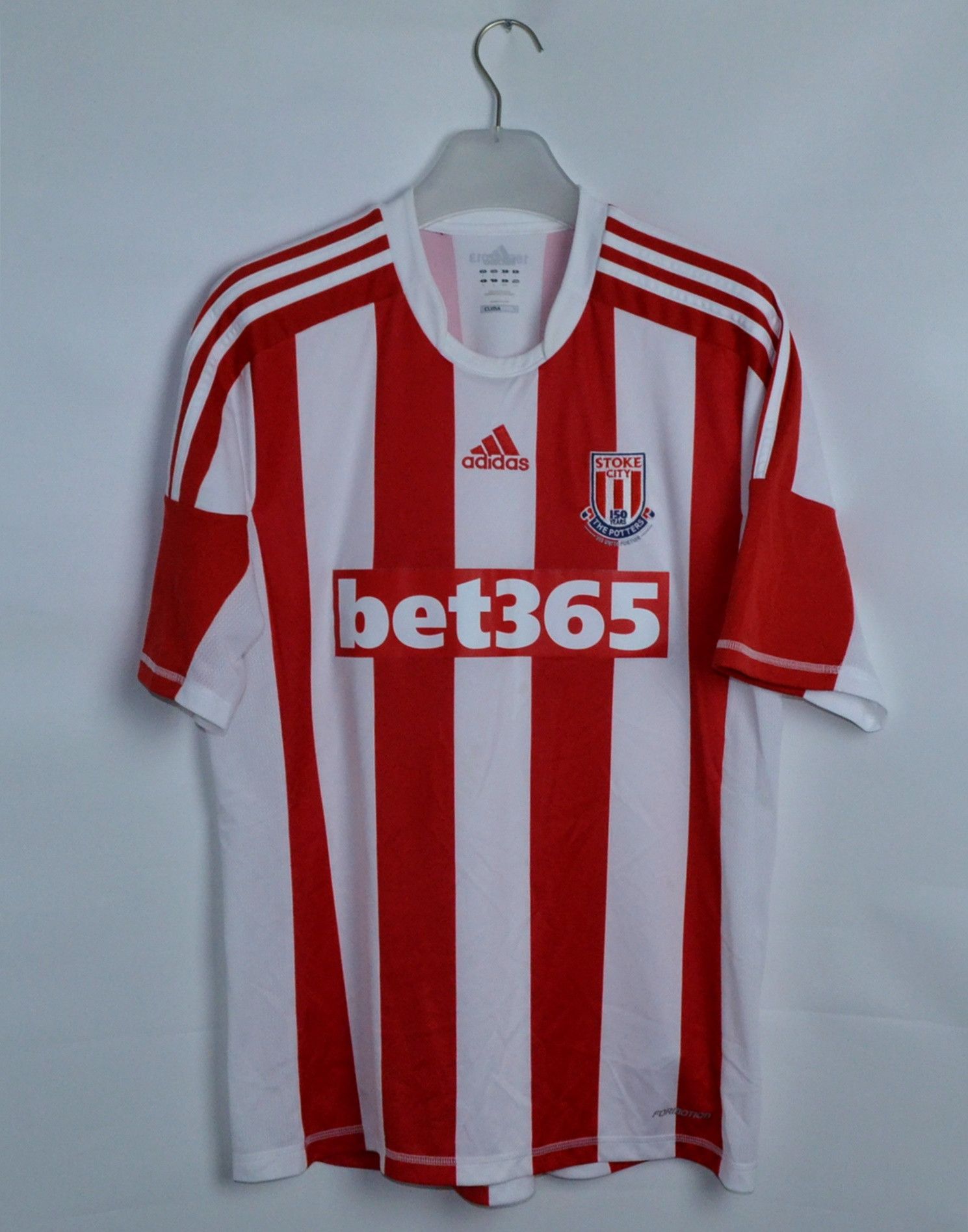 STOKE CITY HOME FOOTBALL SHIRT 2012/2013 SOCCER FORMOTION