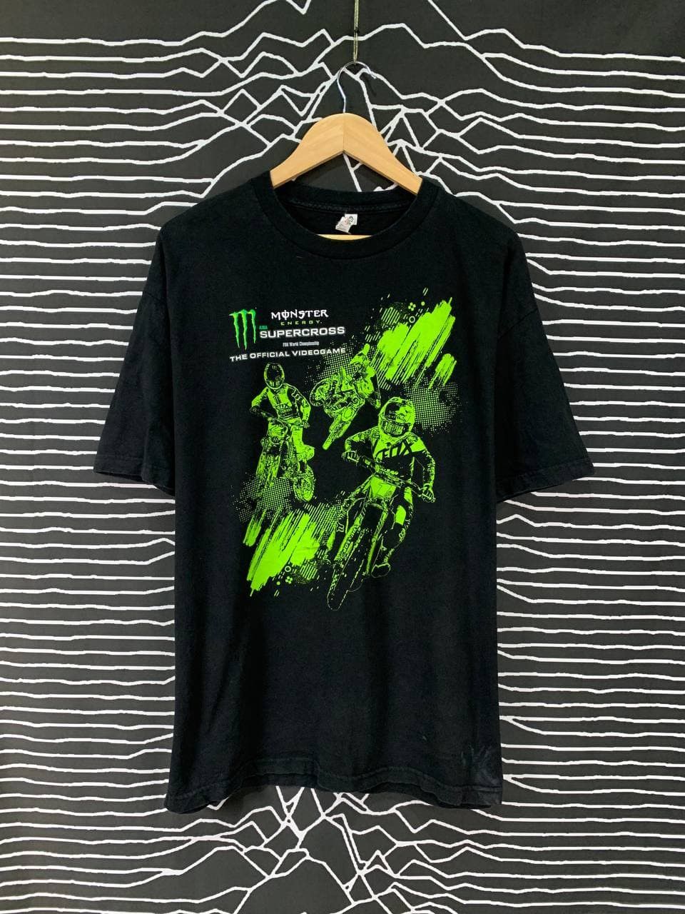 Vintage Vtg Monsters Motocross Graphic Racing Tee Size US XL / EU 56 / 4 - 1 Thumbnail