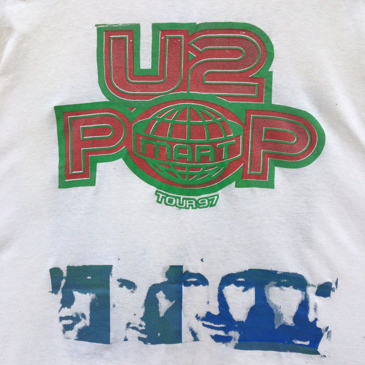 Band Tees × Vintage SUPER RARE‼️Vintage U2 POP TOUR 97 BAND T-shirt Size US XL / EU 56 / 4 - 8 Thumbnail