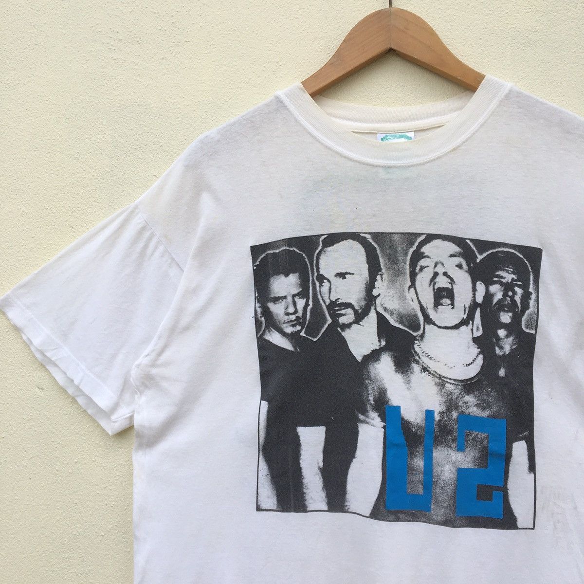 Band Tees × Vintage SUPER RARE‼️Vintage U2 POP TOUR 97 BAND T-shirt Size US XL / EU 56 / 4 - 4 Thumbnail