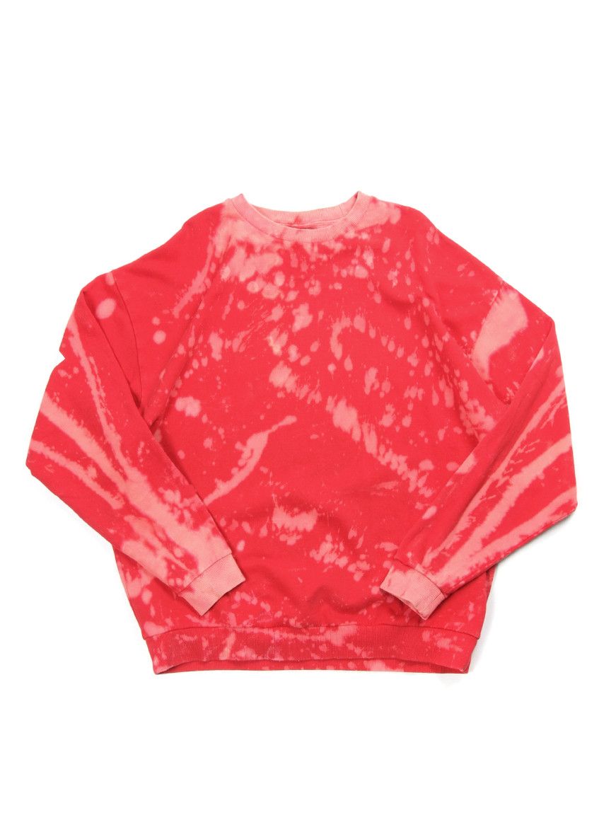 Beauty Beast Vintage HARD CORE Acid Bleach Sweatshirt Sz M-L Size US M / EU 48-50 / 2 - 2 Thumbnail