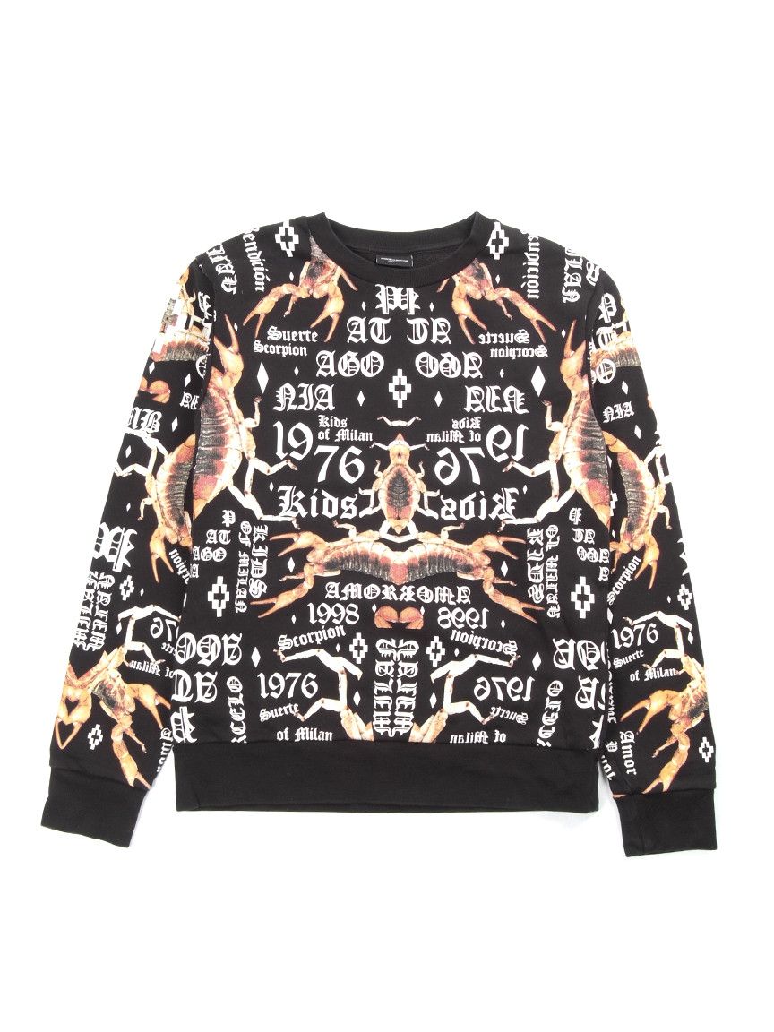 Marcelo Burlon Goth Scorpion All-over Print Sweatshirt