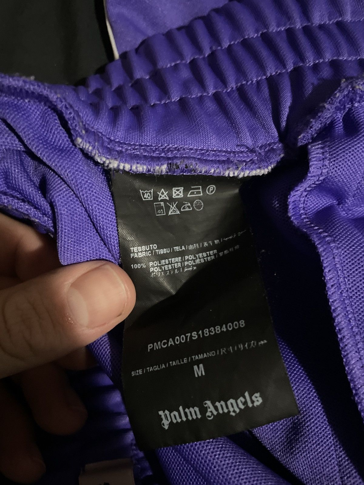 Palm Angels PALM ANGELS PURPLE TRACK PANTS Size US 32 / EU 48 - 5 Thumbnail