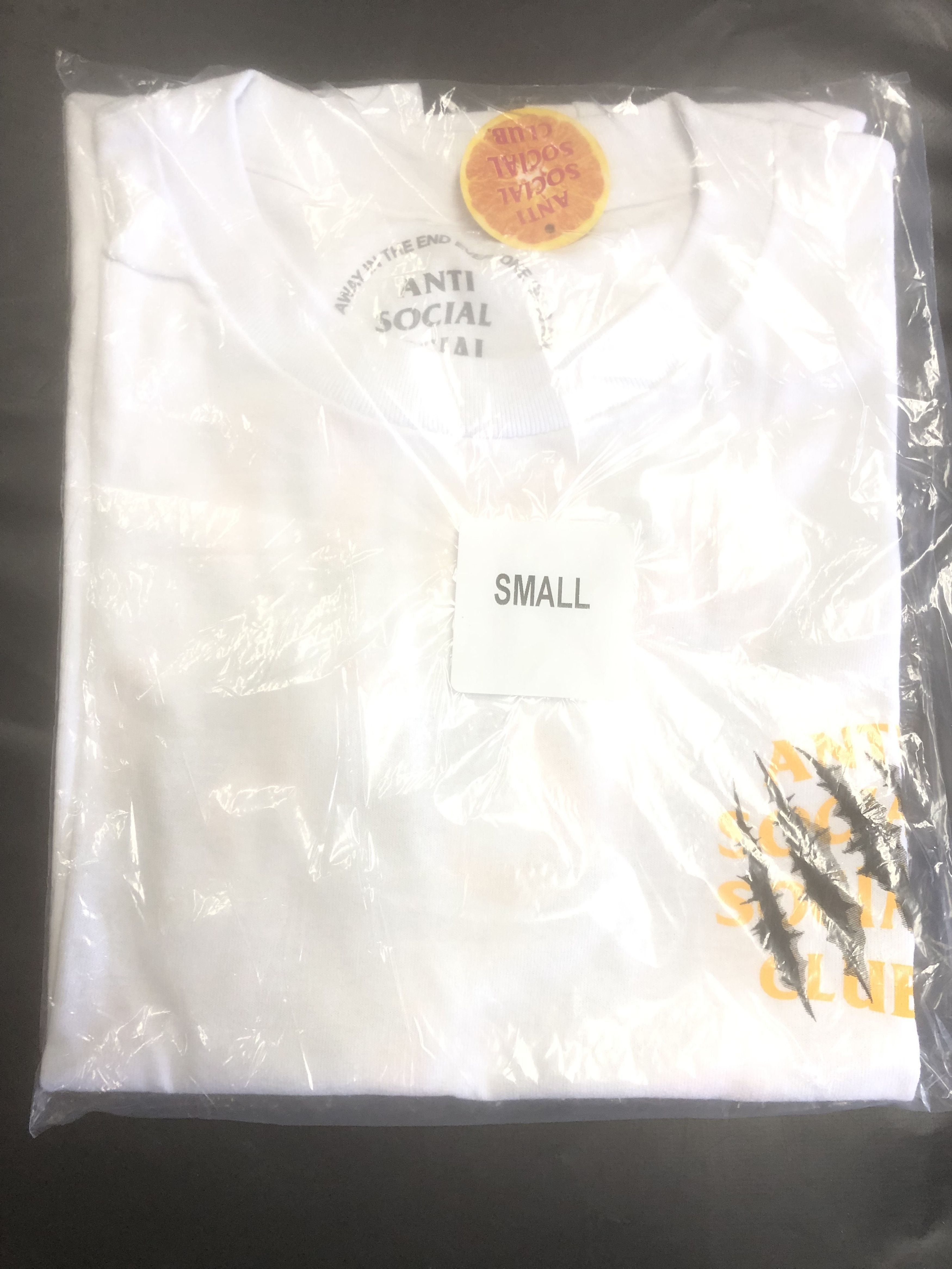 DS AW21 Yellow ASSC After Us White Tee BAPE KITH KAWS FOG