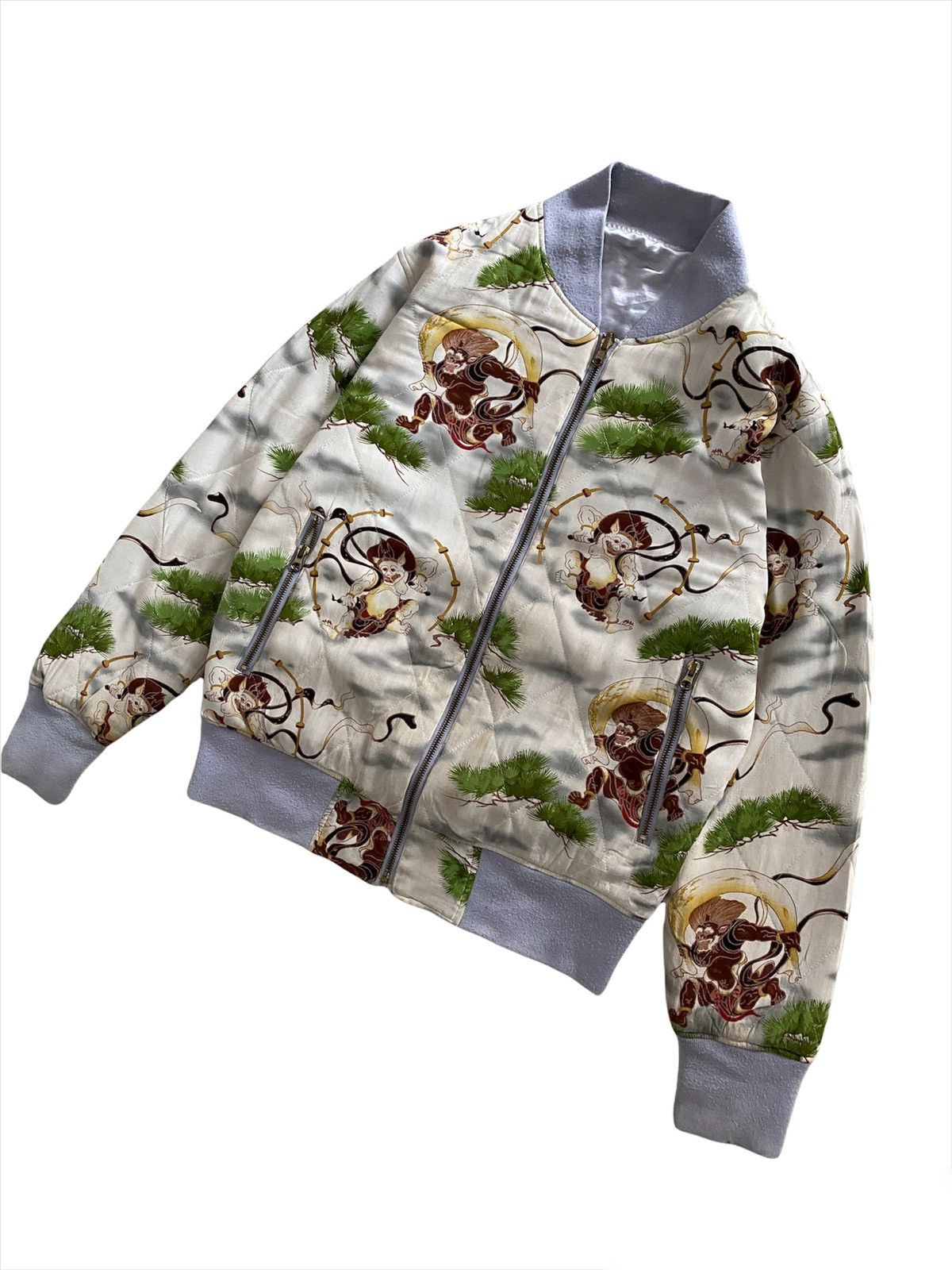 Hysteric Glamour 🇯🇵Vintage Sukajan Sato Jacket Fullprint nice design Size US L / EU 52-54 / 3 - 2 Thumbnail