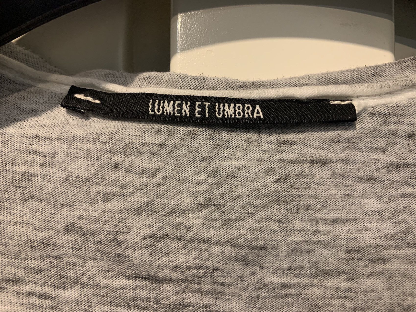 Lumen Et Umbra SS'18 Asymmetric Cut Black Tee Size US L / EU 52-54 / 3 - 3 Thumbnail