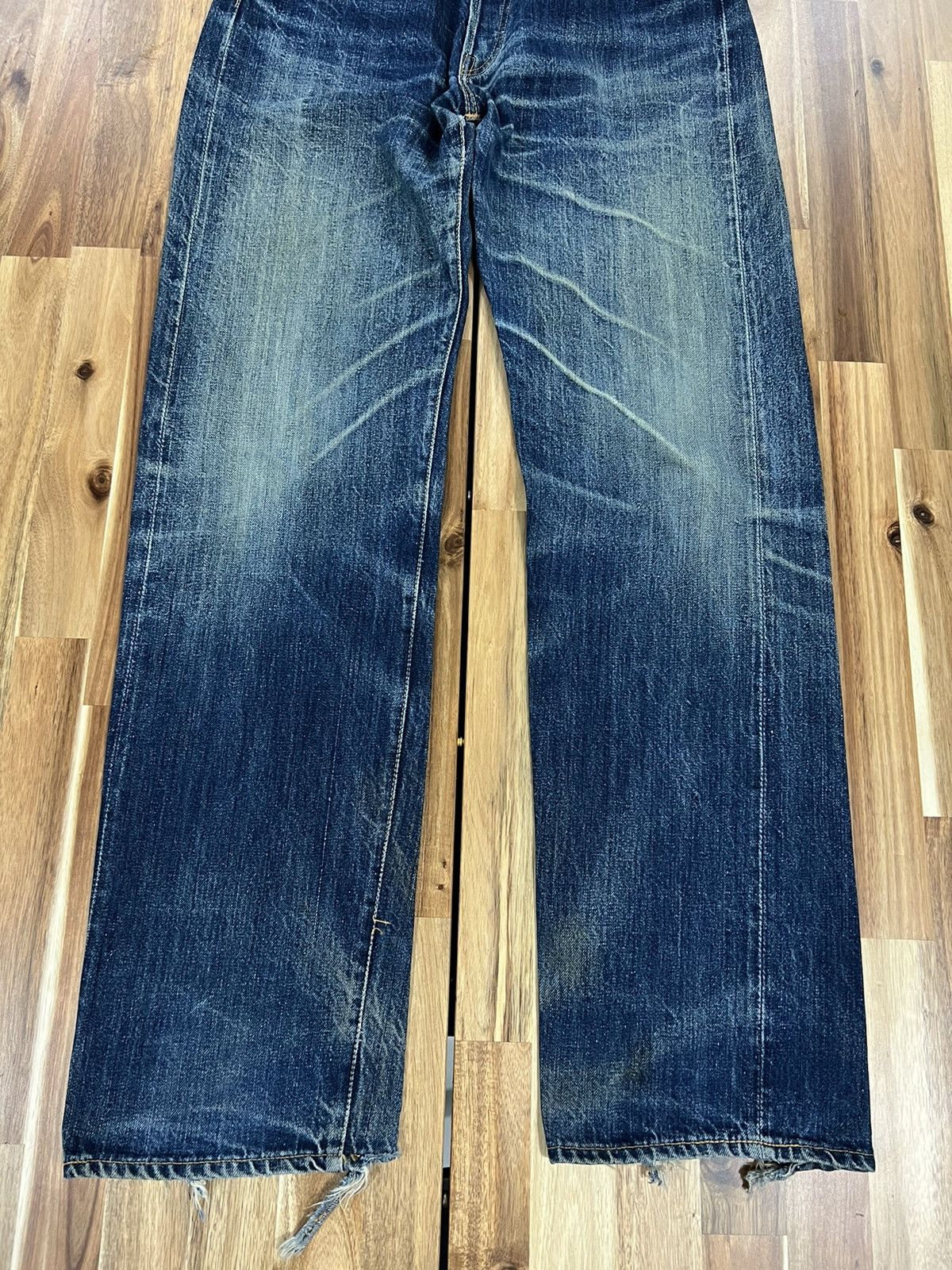 Japanese Brand Retro Craft Overall Selvedge NoXX 500 Jeans Denim Size US 31 - 3 Thumbnail