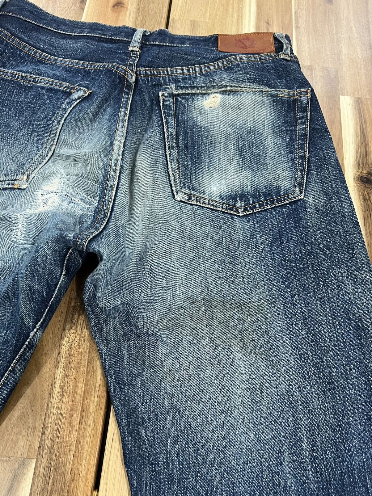 Japanese Brand Retro Craft Overall Selvedge NoXX 500 Jeans Denim Size US 31 - 11 Thumbnail
