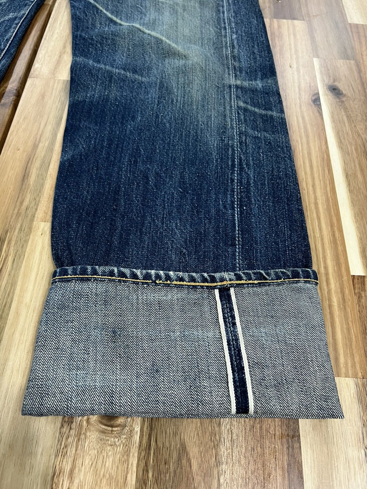 Japanese Brand Retro Craft Overall Selvedge NoXX 500 Jeans Denim Size US 31 - 4 Thumbnail