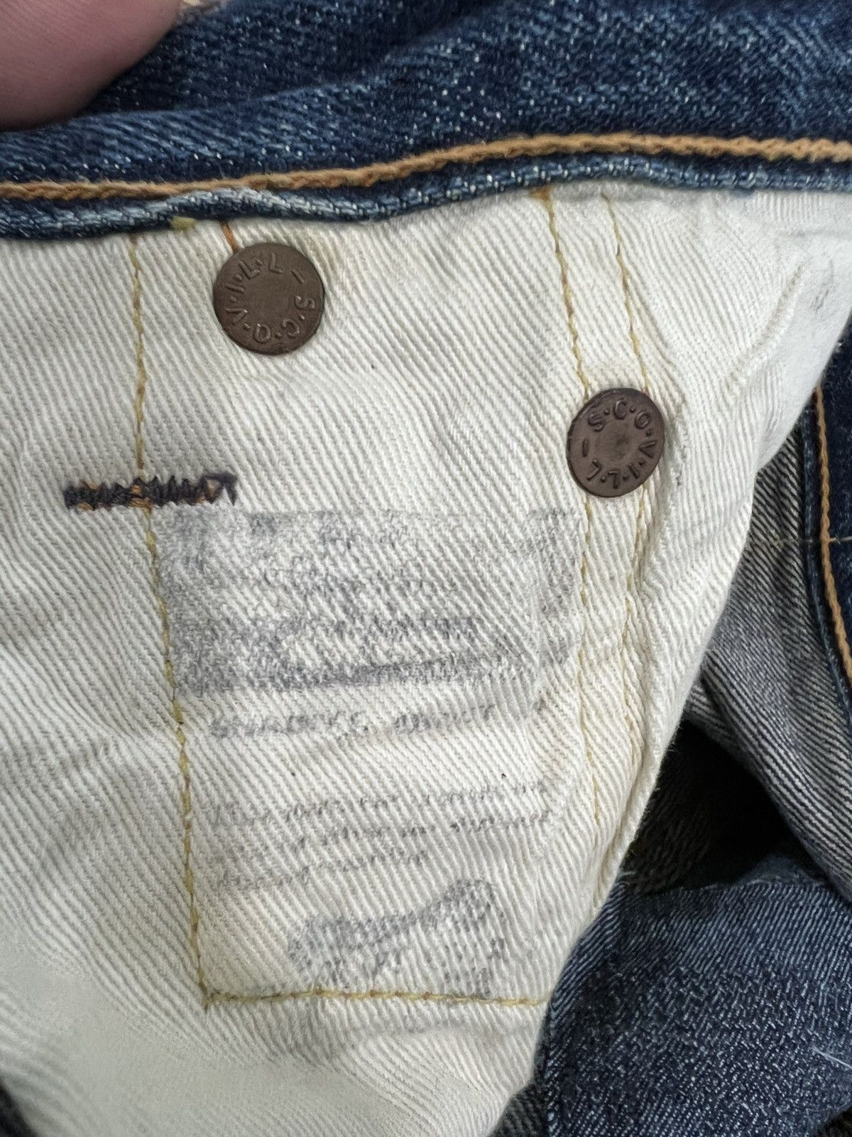 Japanese Brand Retro Craft Overall Selvedge NoXX 500 Jeans Denim Size US 31 - 9 Thumbnail