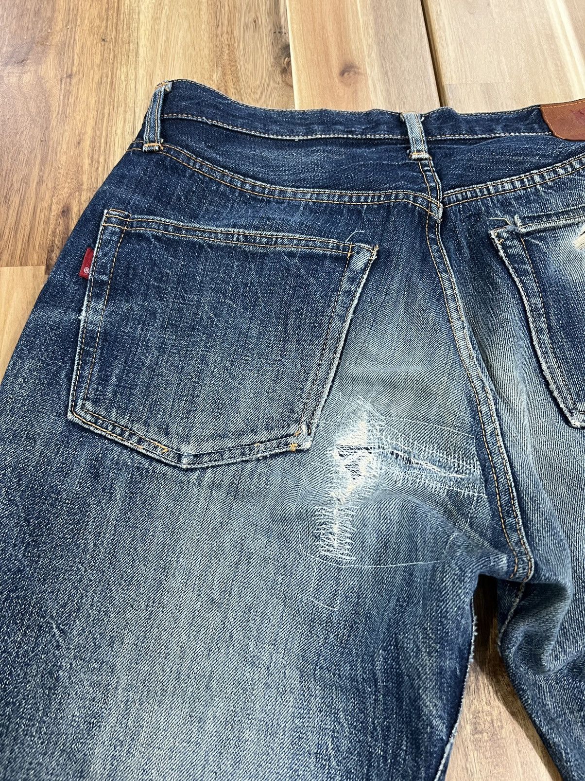 Japanese Brand Retro Craft Overall Selvedge NoXX 500 Jeans Denim Size US 31 - 12 Thumbnail