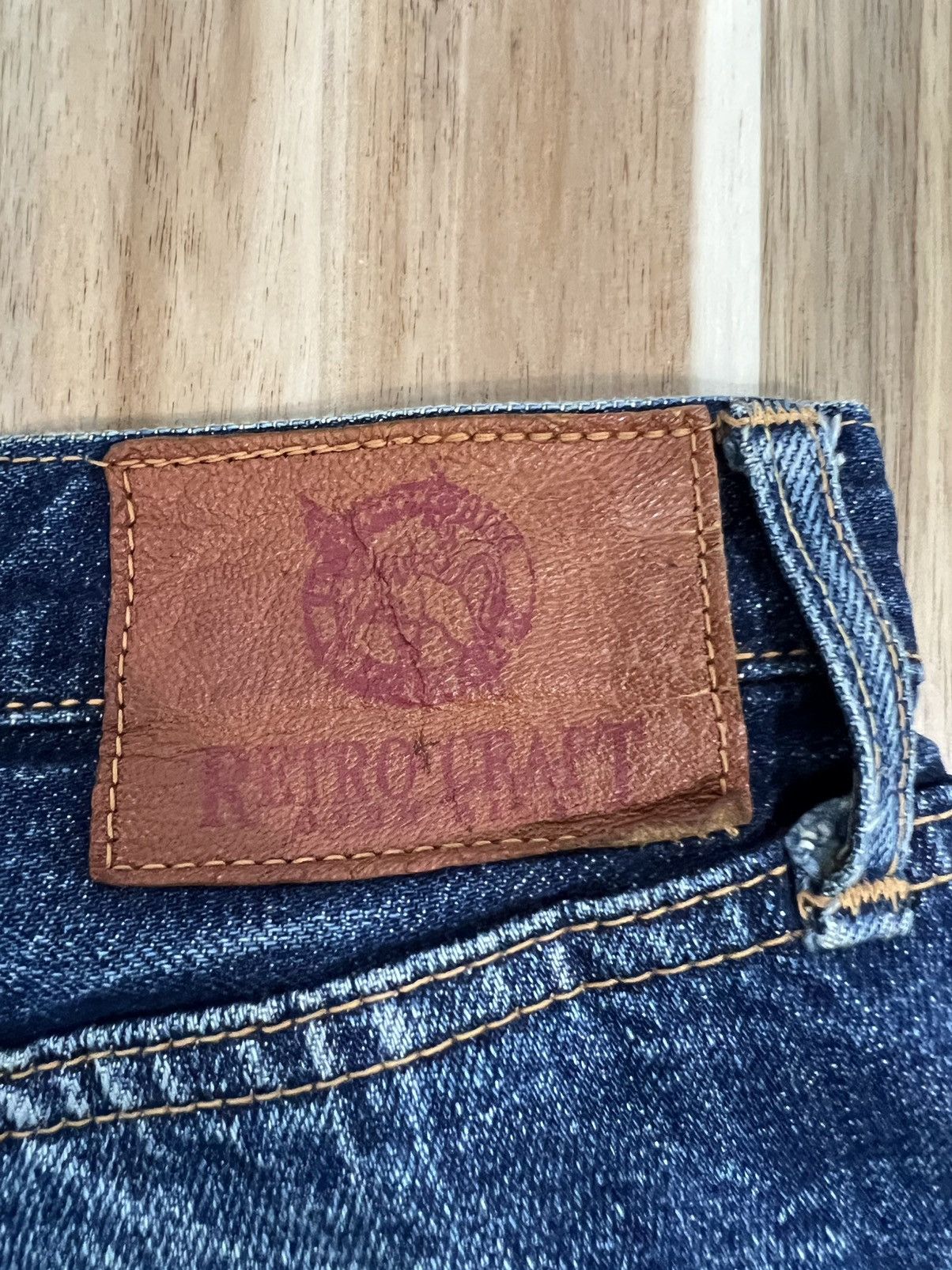 Japanese Brand Retro Craft Overall Selvedge NoXX 500 Jeans Denim Size US 31 - 13 Thumbnail
