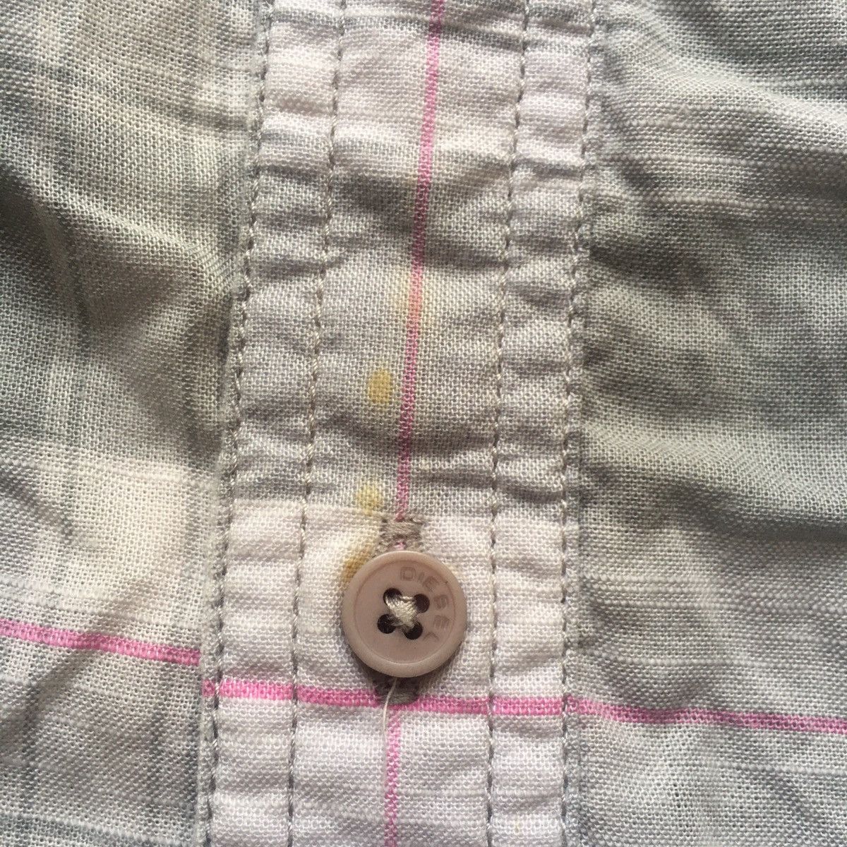 Diesel short sleeve checked with patch Size US XS / EU 42 / 0 - 6 Thumbnail