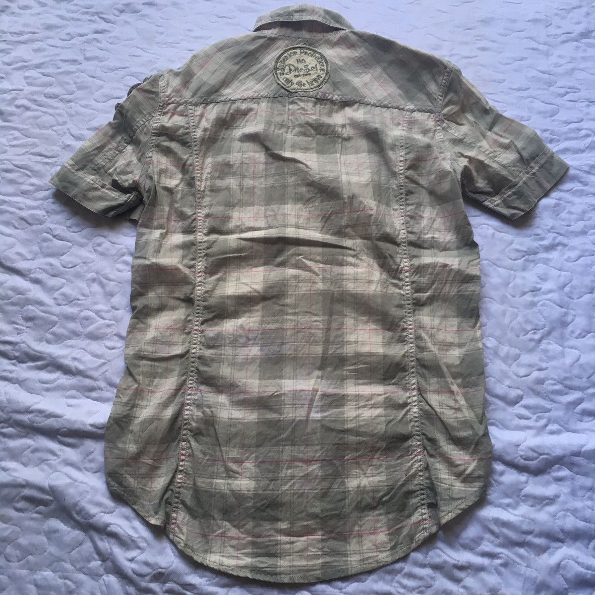 Diesel short sleeve checked with patch Size US XS / EU 42 / 0 - 8 Thumbnail