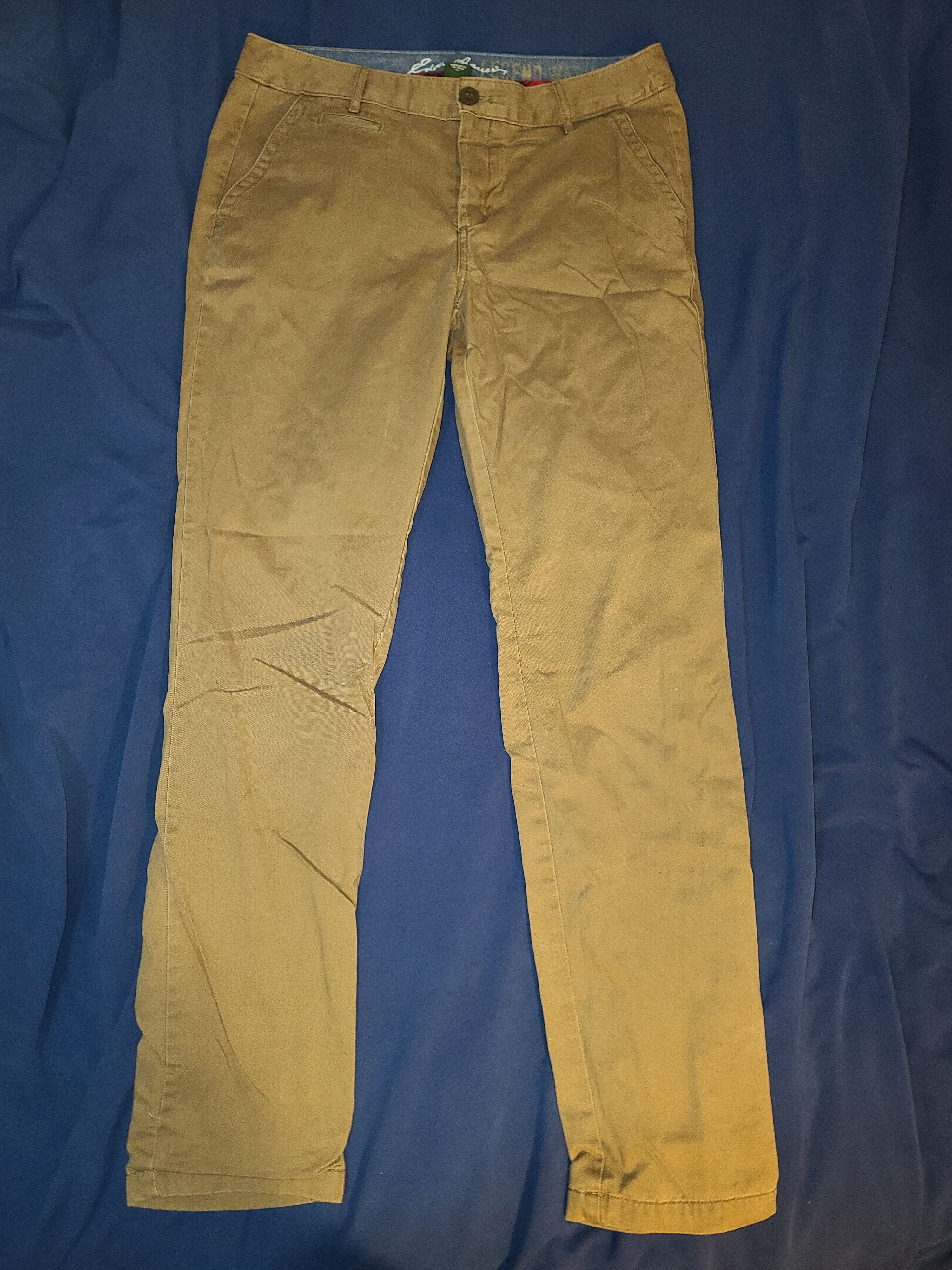 Eddie Bauer Flannel Pajama Lined Khakis Grailed