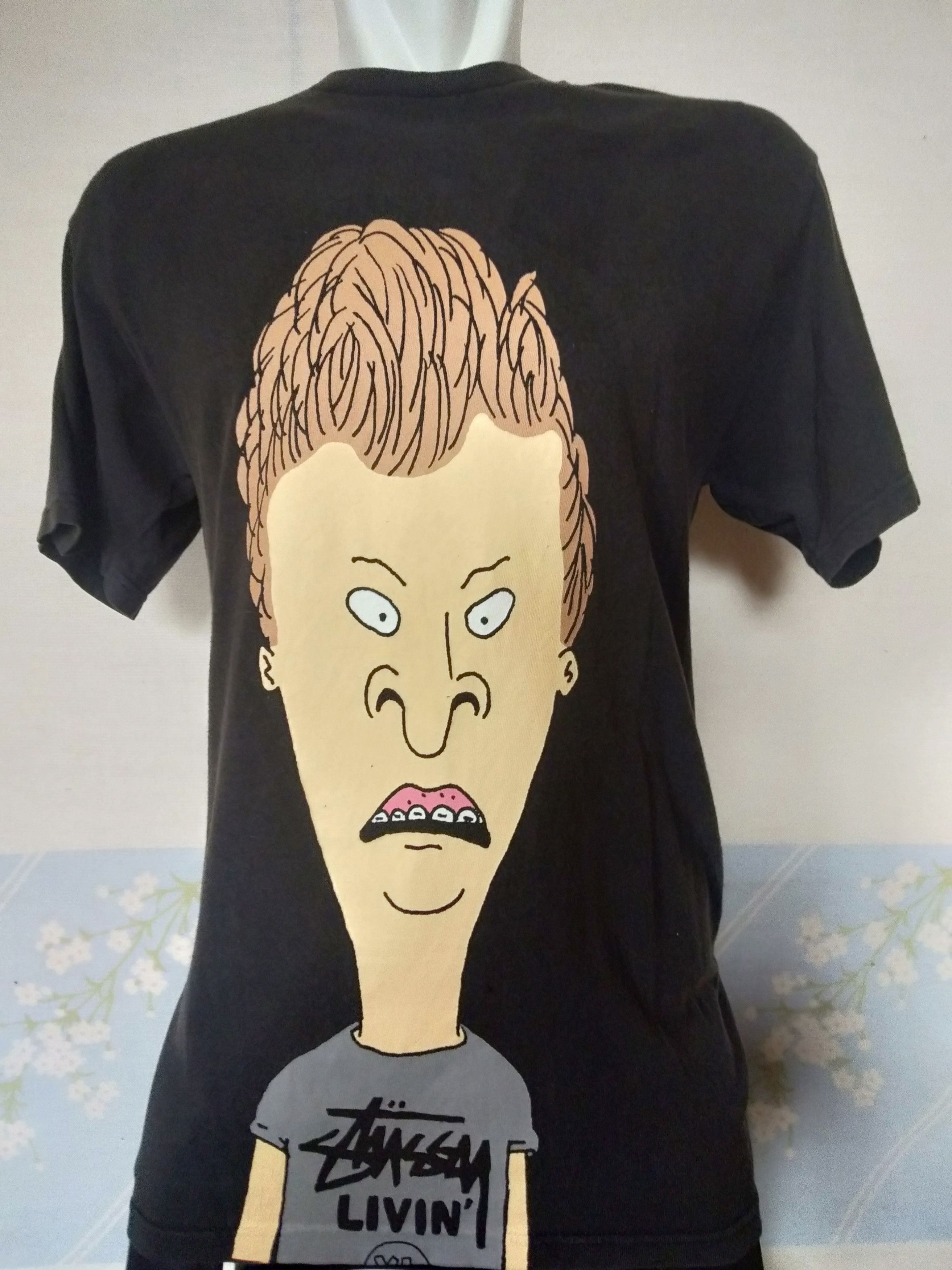 激安販壳店舗 Beavis and Butt-Head STUSSY Tシャツ 古着 - メンズ