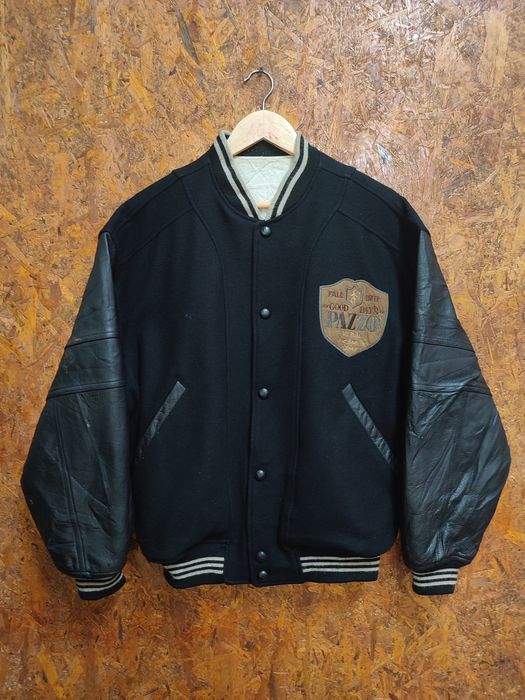 Varsity Pazzo Club Varsity Jacket Leather Sleeve | Grailed